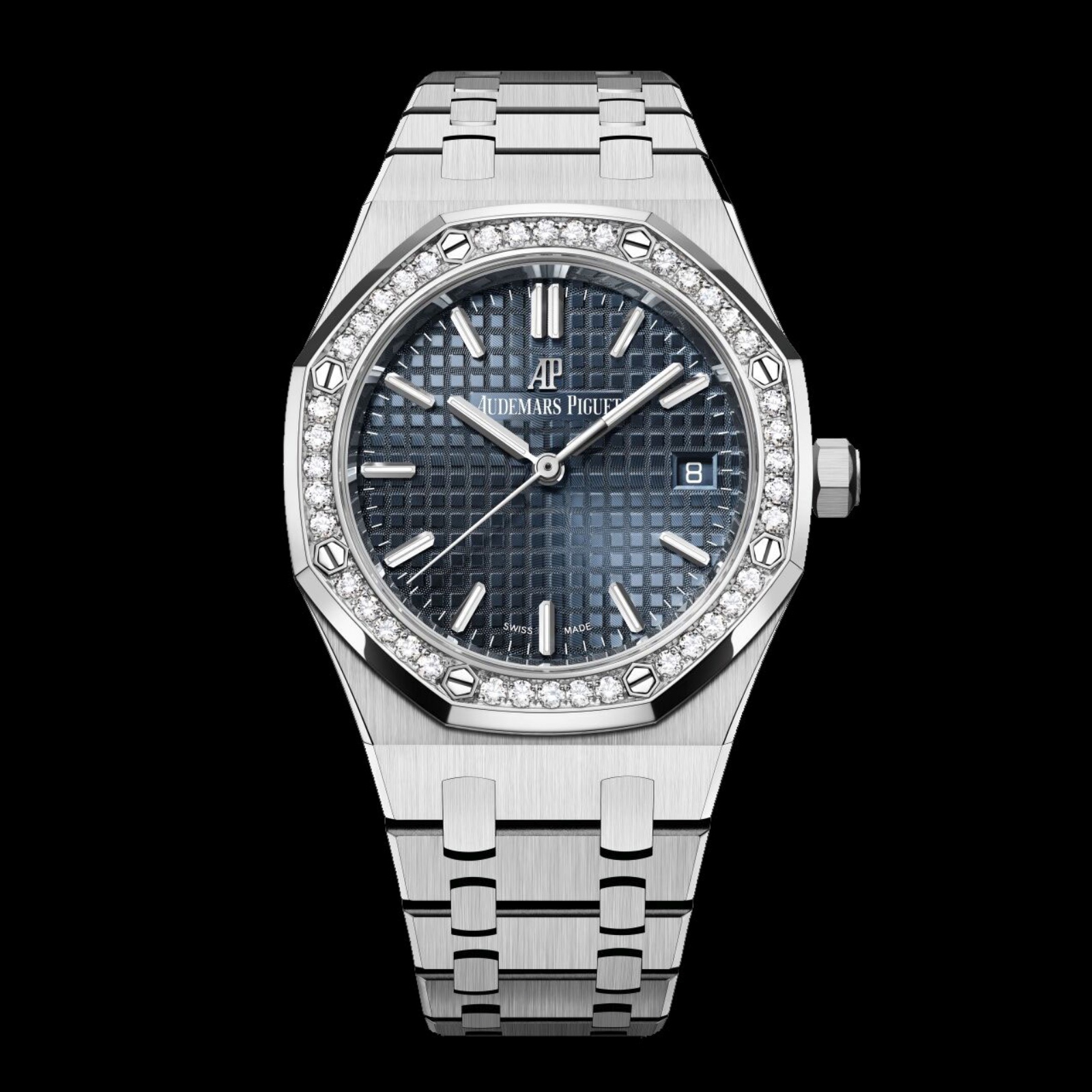 ap watch silver diamond