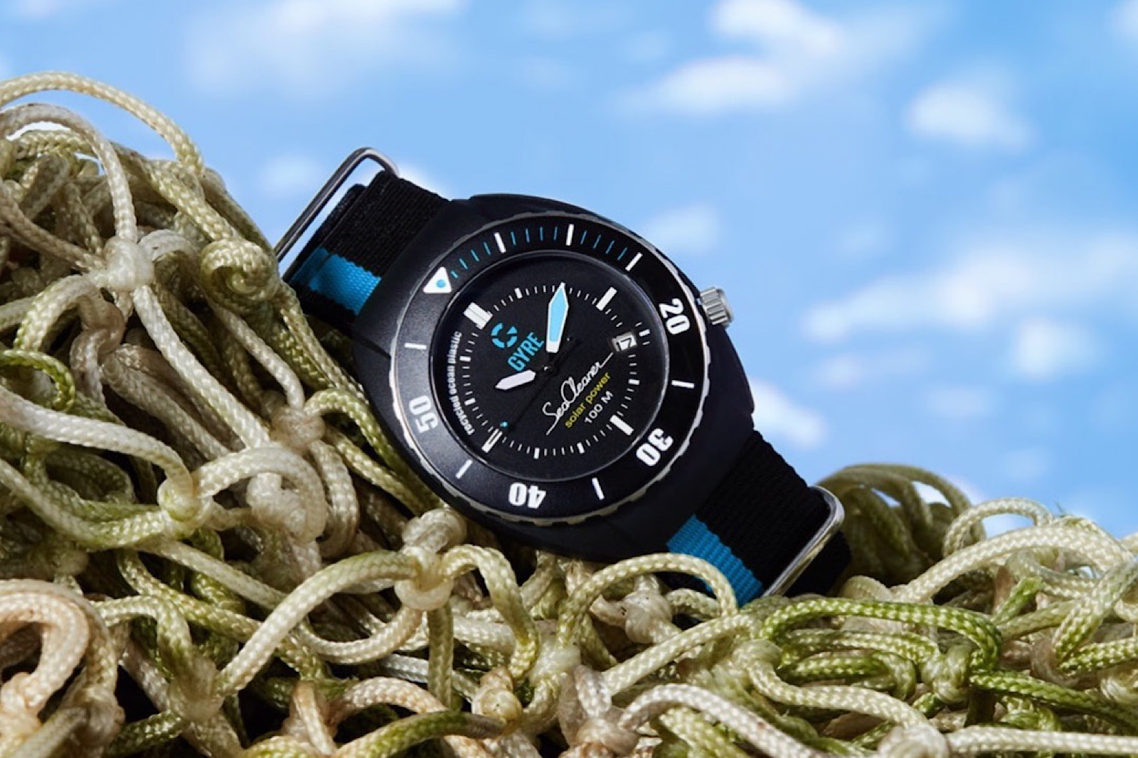 Watch made from discount recycled ocean plastic