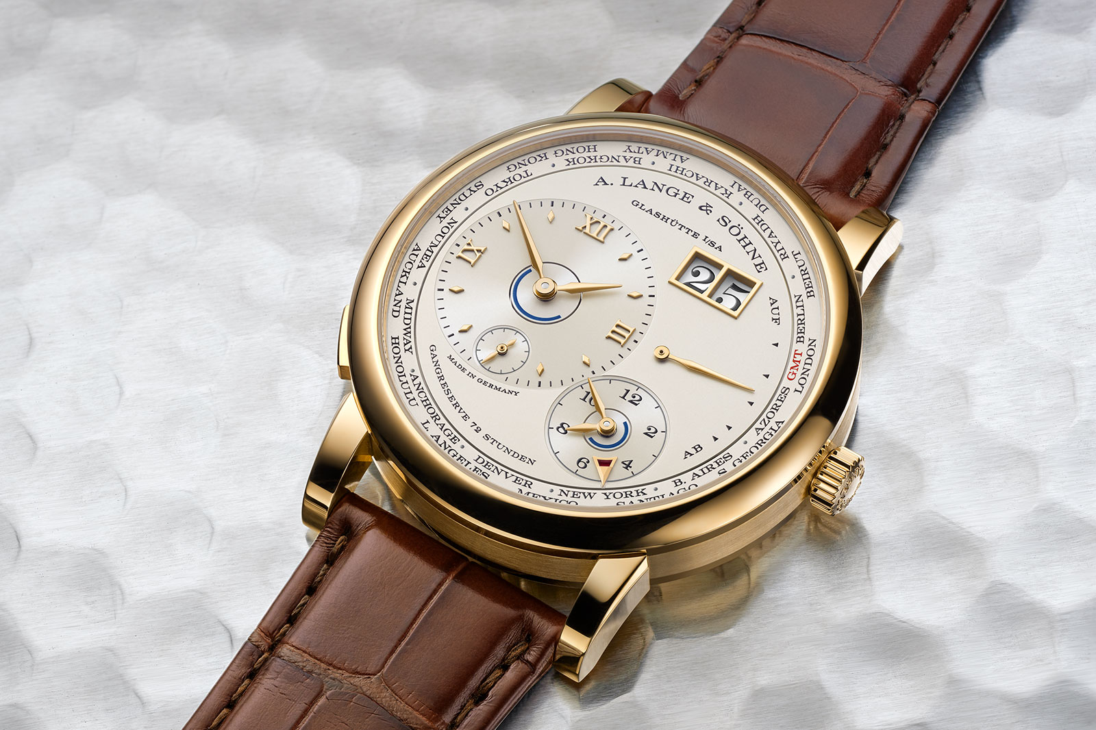 A. Lange & Söhne Lange 1 Time Zone Pink Gold