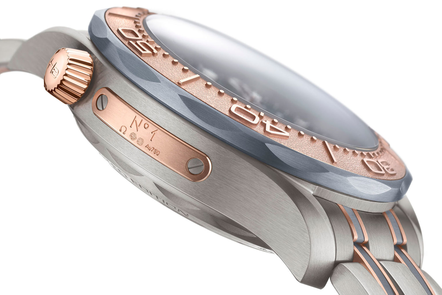 Omega Introduces the Seamaster Diver 300 M Chronograph Gold Titanium Tantalum | SJX Watches