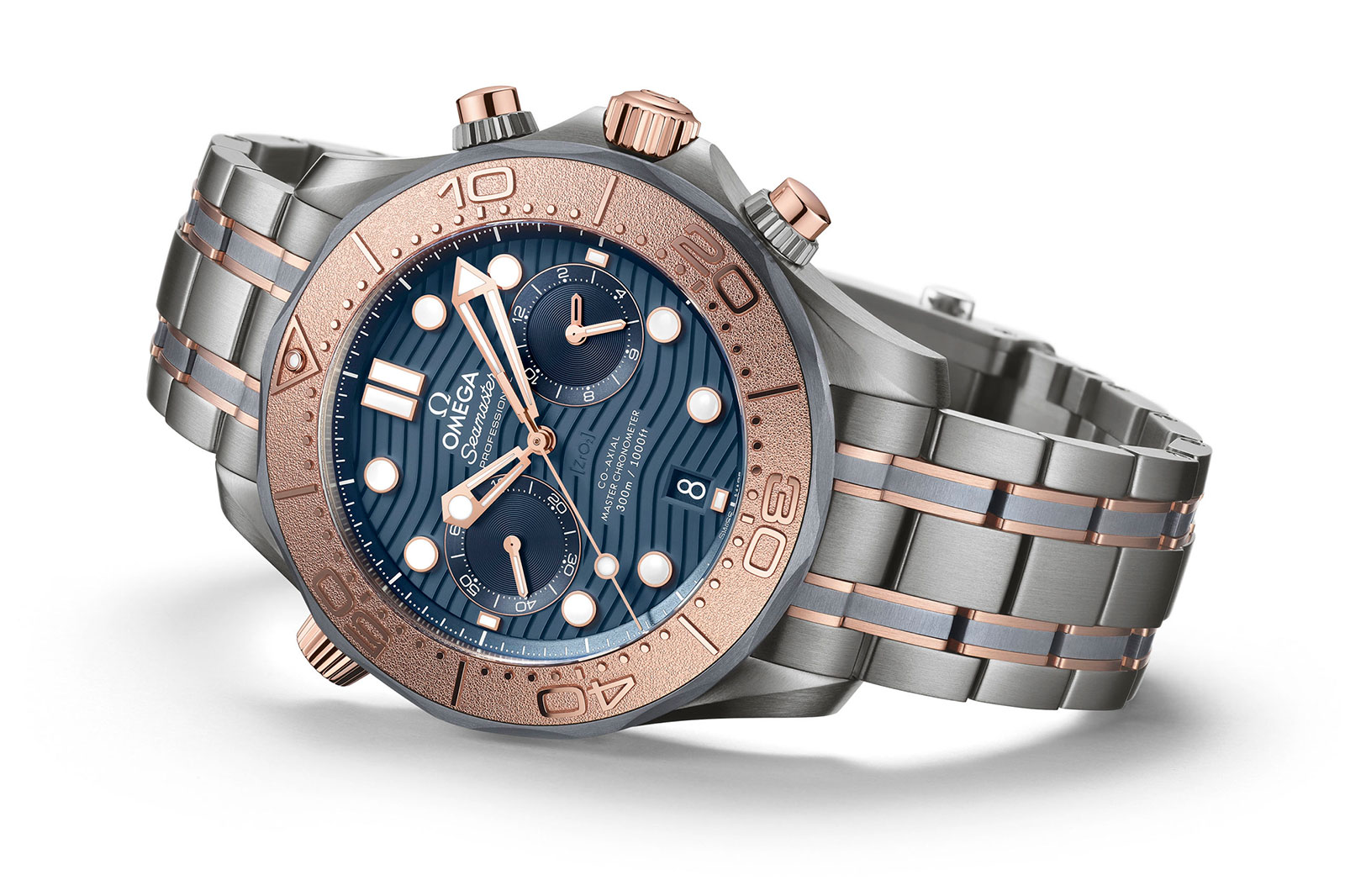 Omega Introduces the Seamaster Diver 300 M Chronograph Gold Titanium  Tantalum | SJX Watches