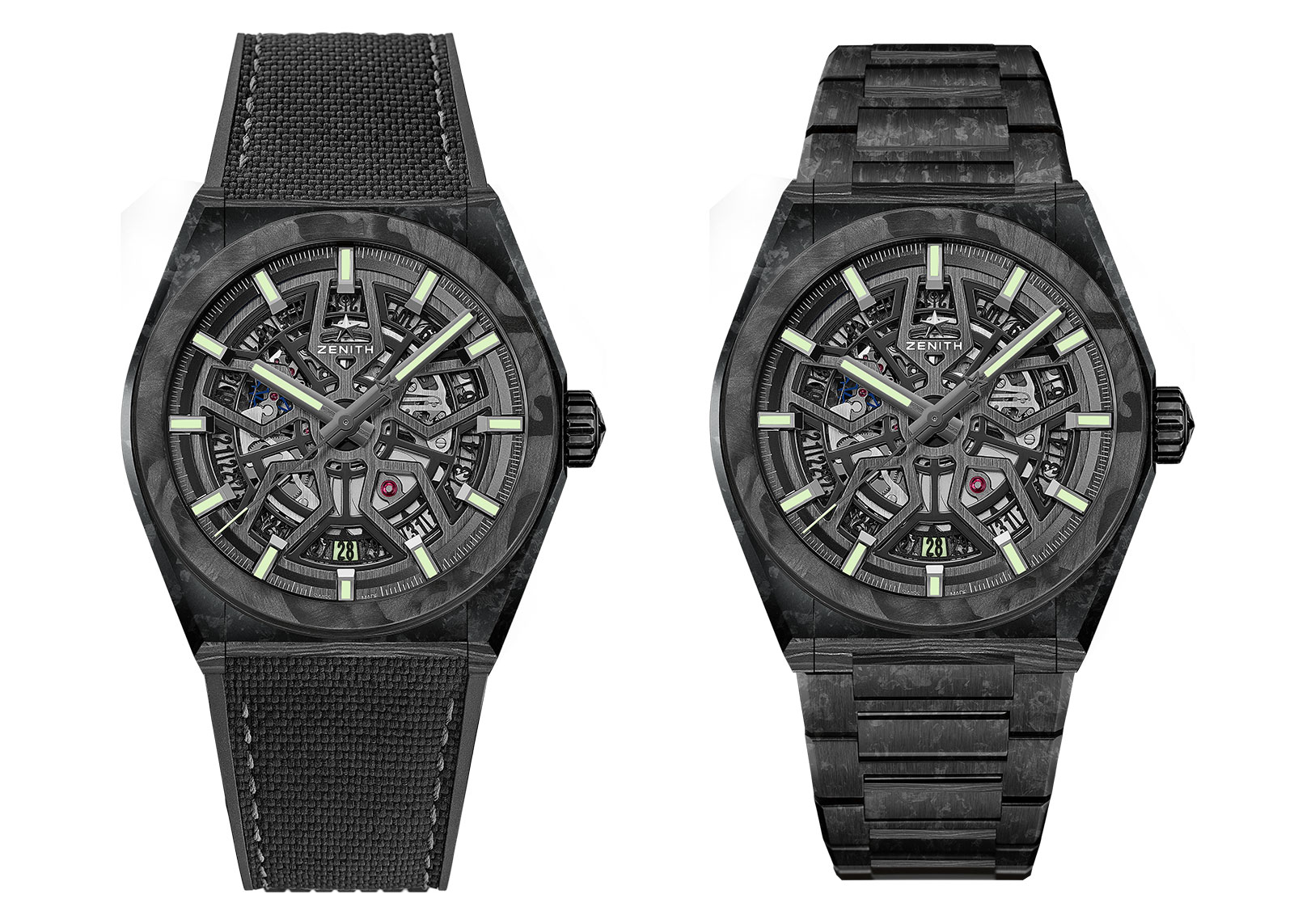 Zenith's Ultra-Light All-Carbon Defy Classic Wristwatch - COOL