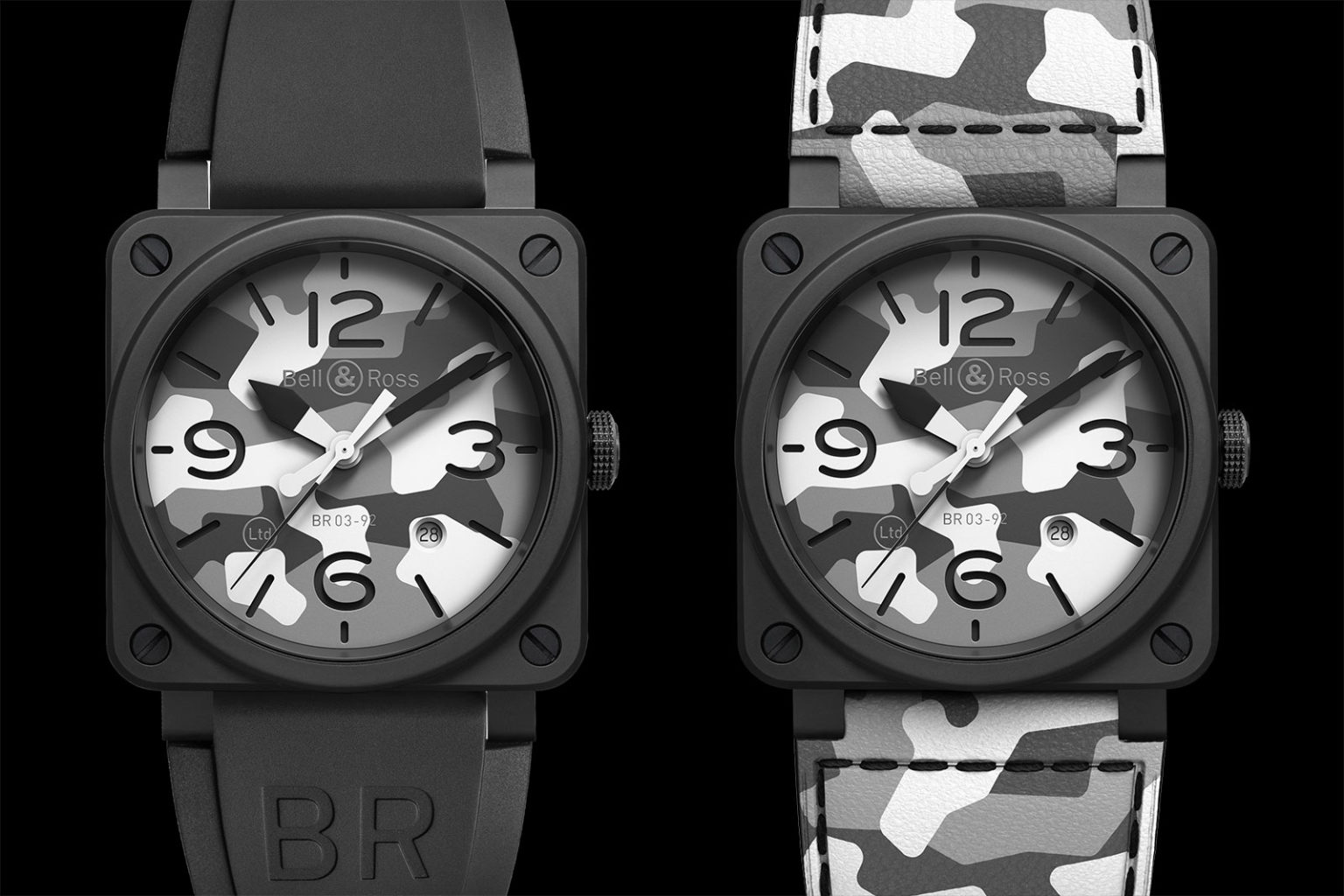 Bell & Ross Introduces the BR 03-92 White Camo | SJX Watches