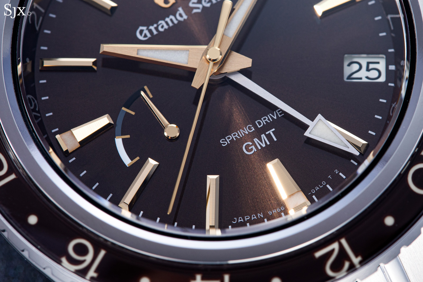 Up Close: Grand Seiko Spring Drive GMT “Champagne Diamond” SBGE267G | SJX  Watches