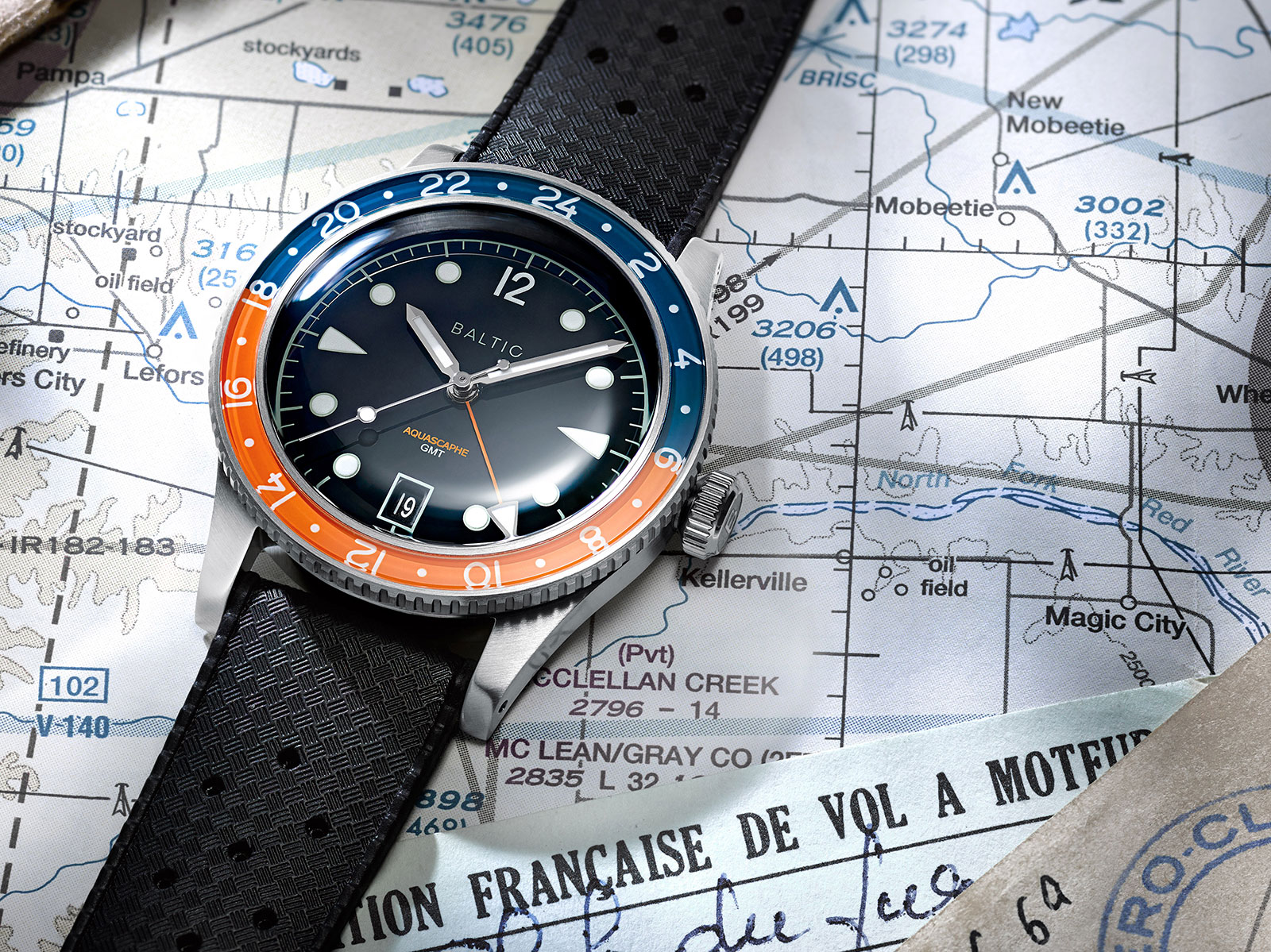Baltic Introduces the Aquascaphe GMT