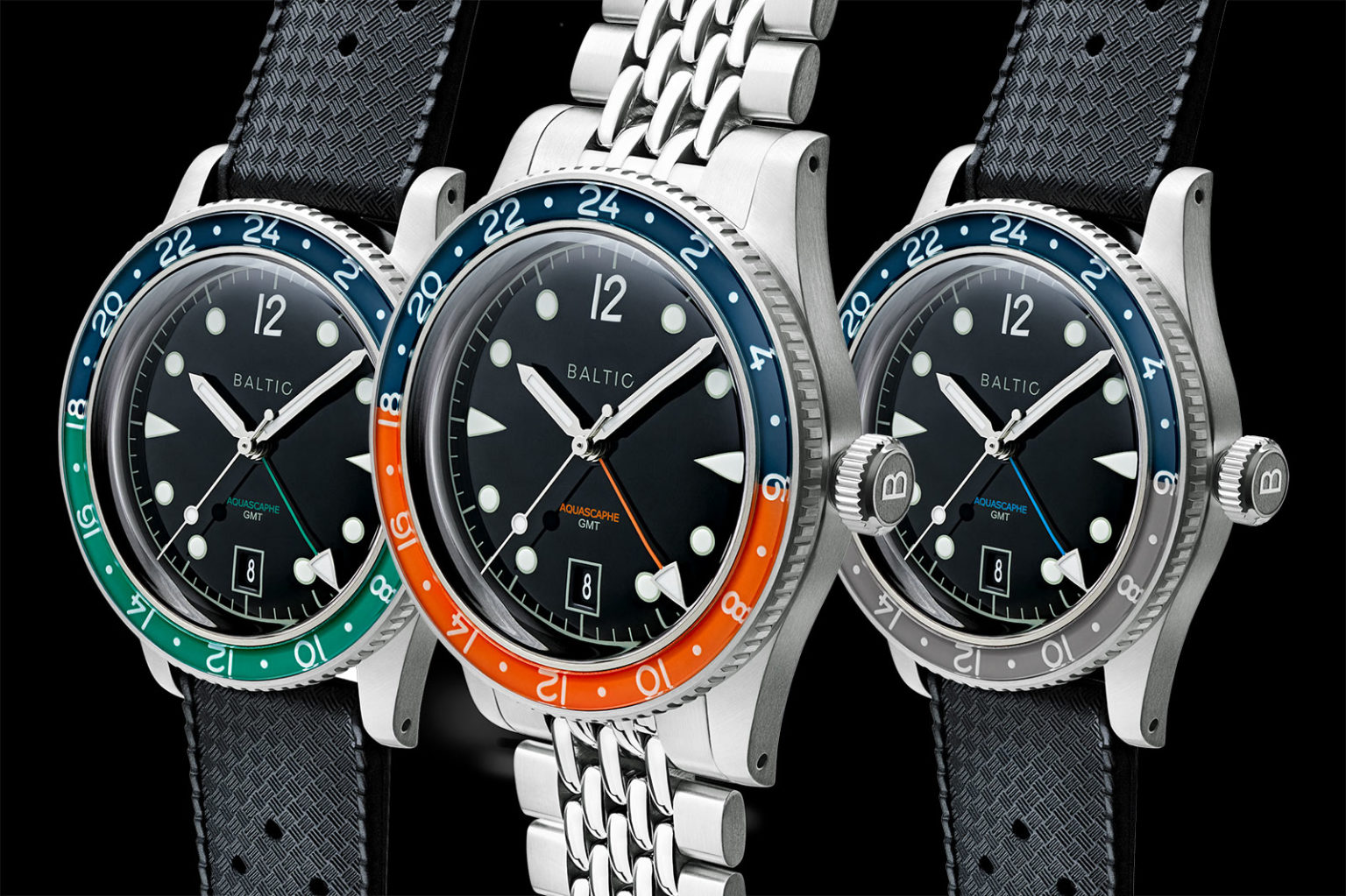 Baltic Introduces the Aquascaphe GMT SJX Watches