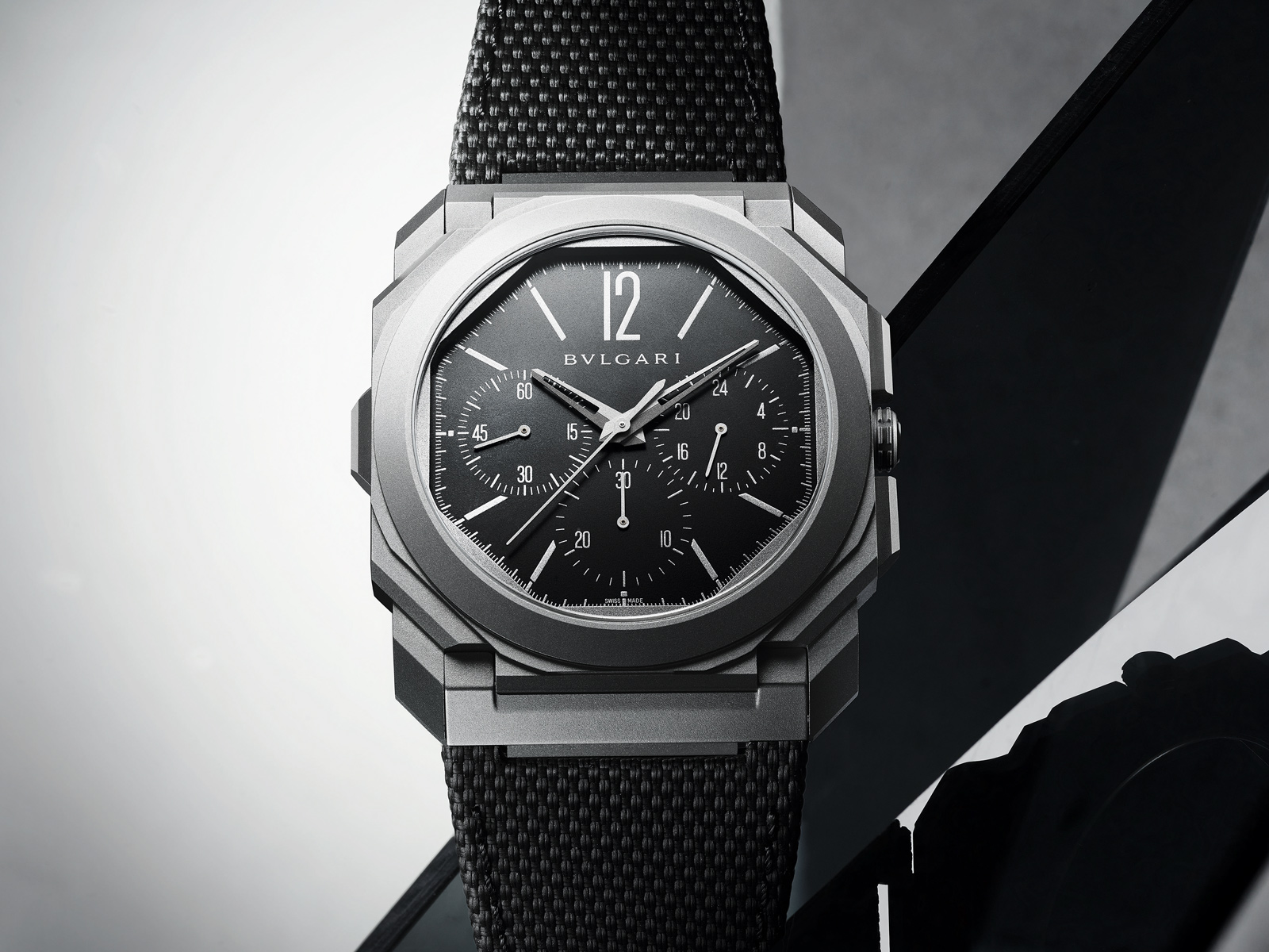 Bulgari Lightens the Octo Finissimo Chronograph with a Strap | SJX Watches