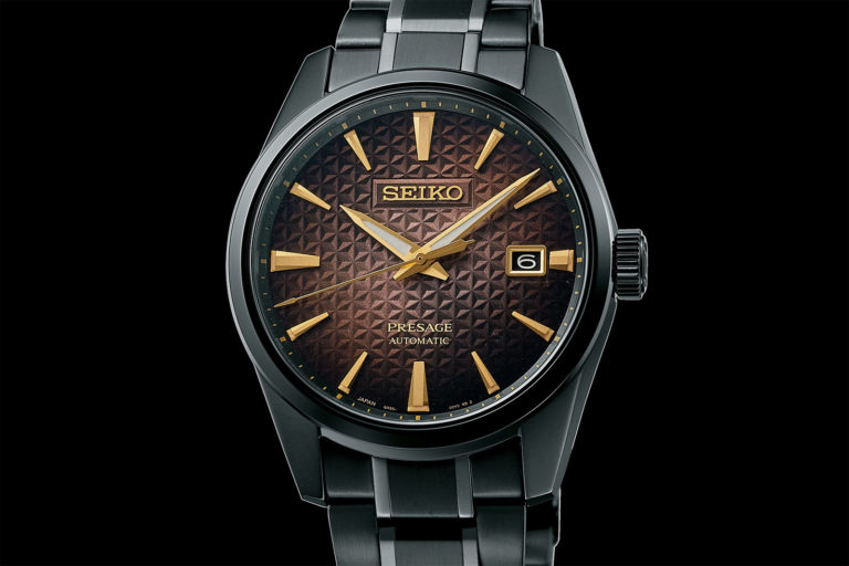 Seiko Unveils the BlackandGold Presage 140th Anniversary Edition SJX Watches
