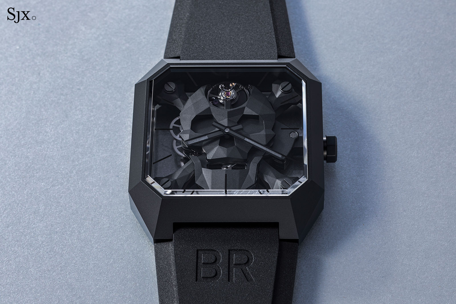 Up Close Bell Ross BR 01 Cyber Skull SJX Watches