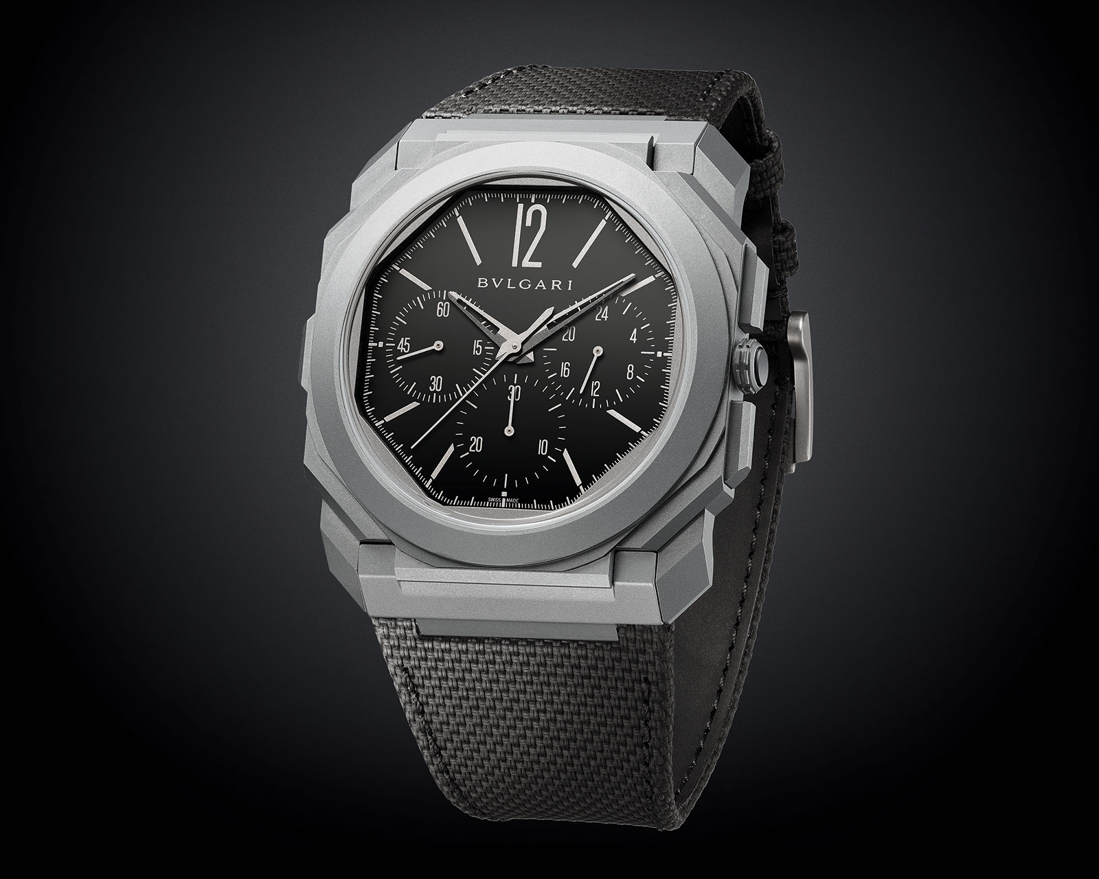 Bulgari Lightens the Octo Finissimo Chronograph with a Strap | SJX Watches