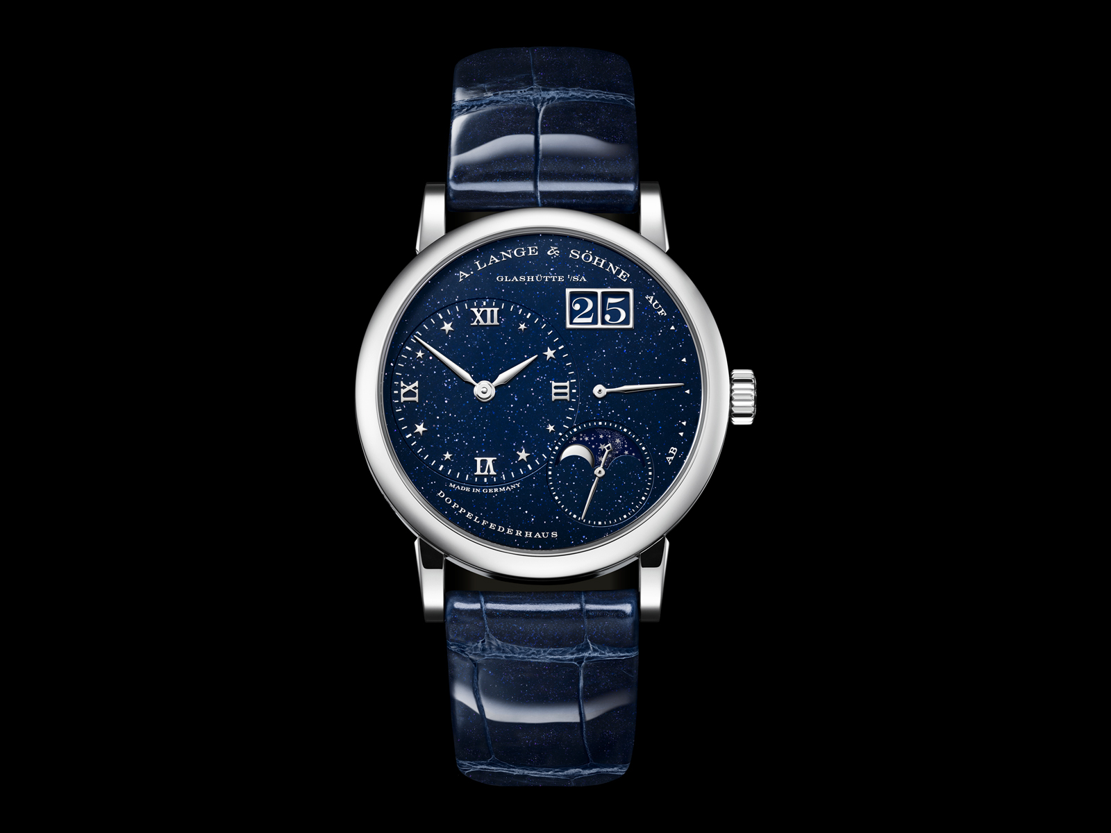 A Lange Sohne Unveils The Little Lange 1 Moon Phase Aventurine Sjx Watches