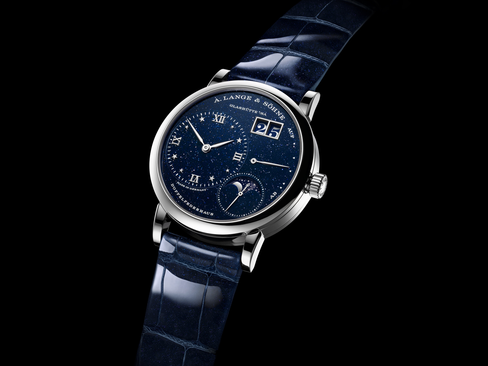 A. Lange & Söhne Unveils the Little Lange 1 Moon Phase Aventurine | SJX ...