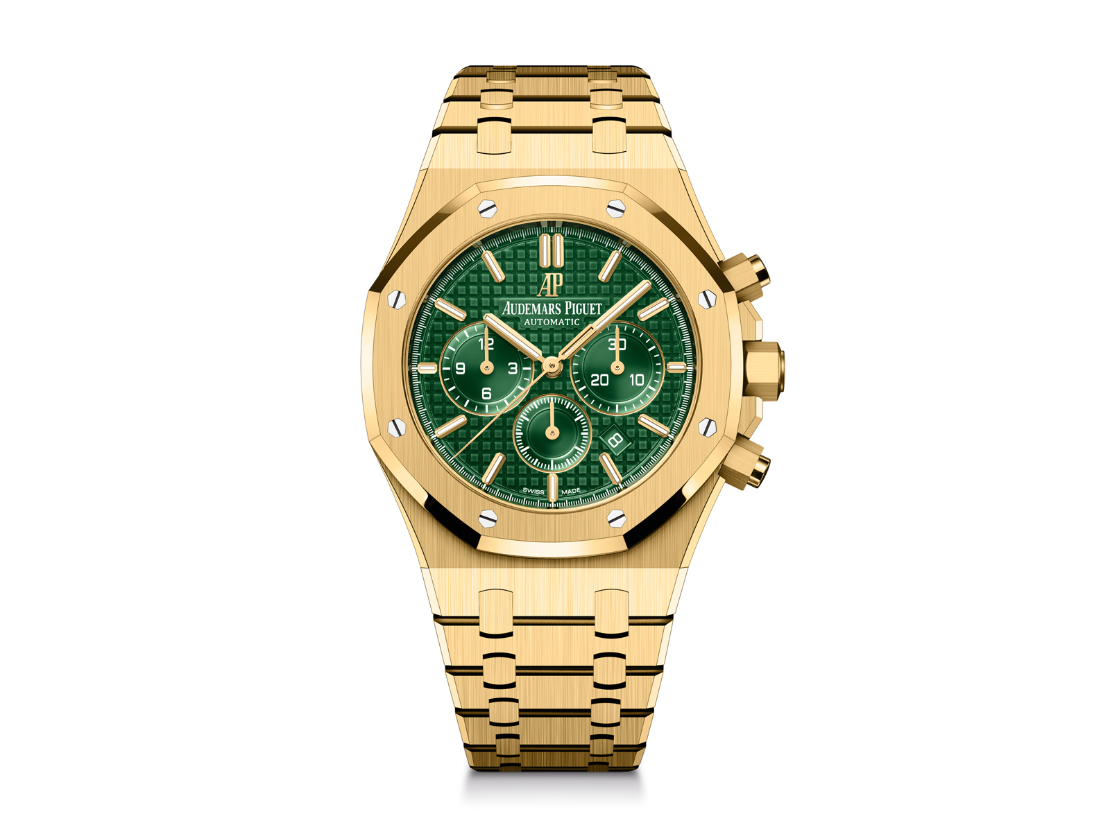 Audemars Piguet Unveils a Royal Oak Ensemble in Green SJX Watches