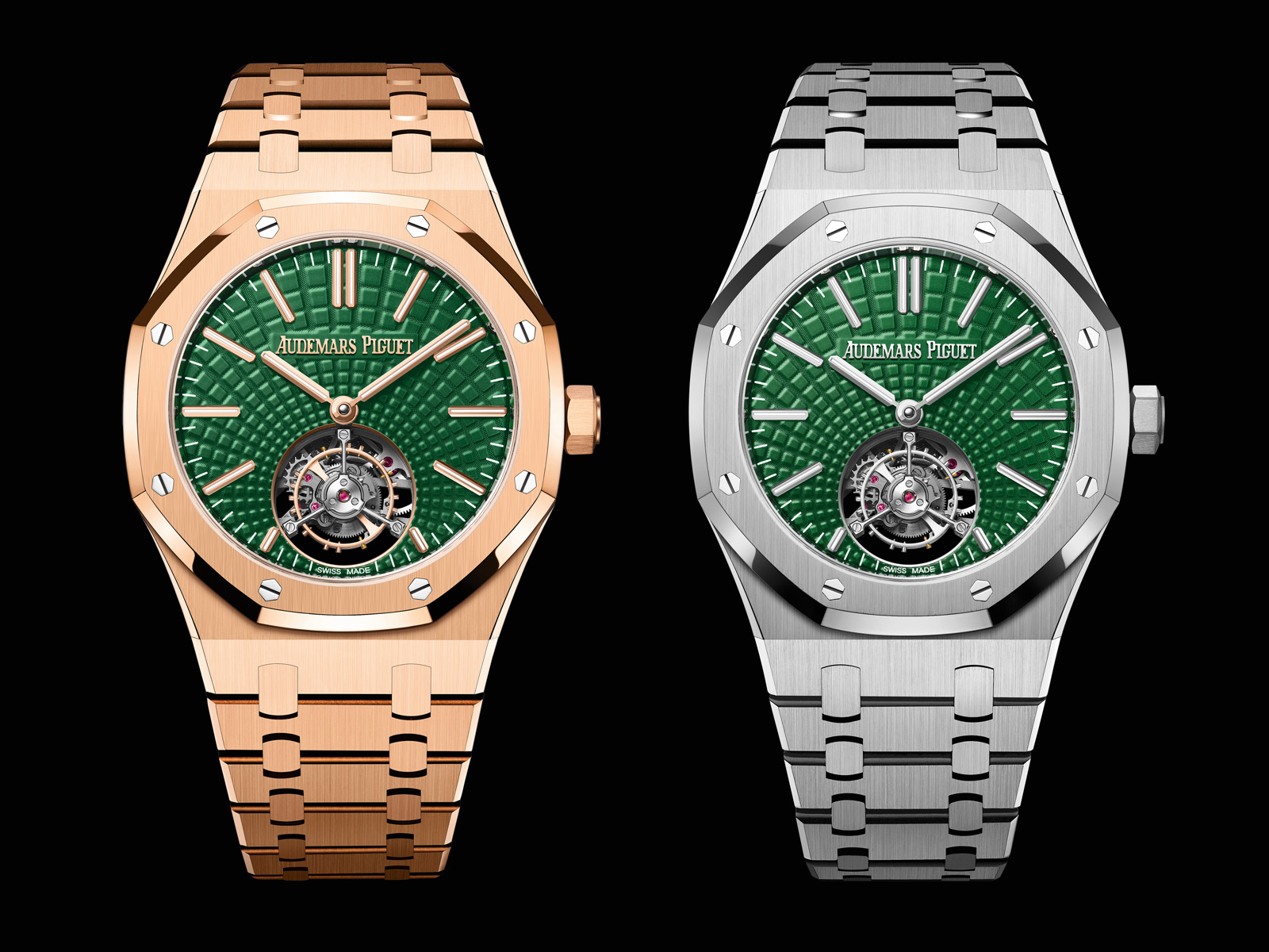 Buy Audemars Piguet Royal Oak 26331BA Green Dial Watch | Fct Wire Transfer