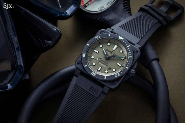 Hands-On: Bell & Ross BR 03-92 Diver Military | SJX Watches