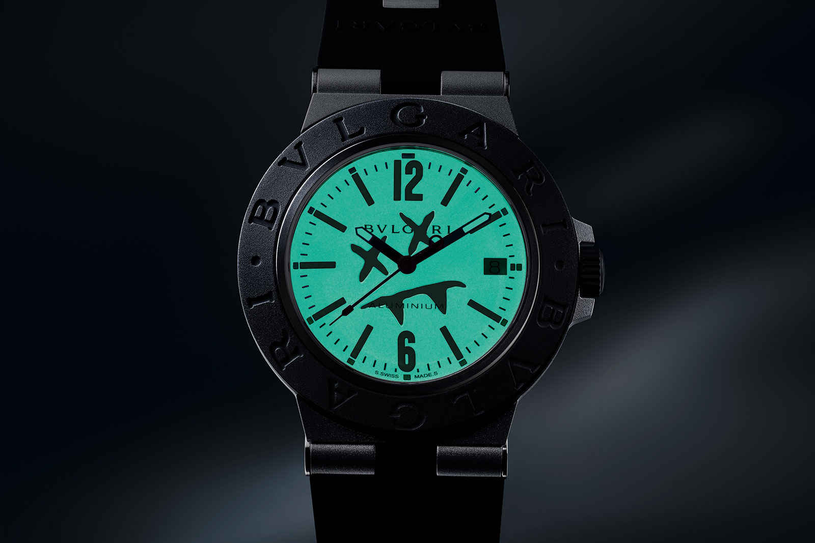 Bulgari Drops the Glow-in-the-Dark Aluminium Collab with DJ Steve Aoki |  SJX Watches