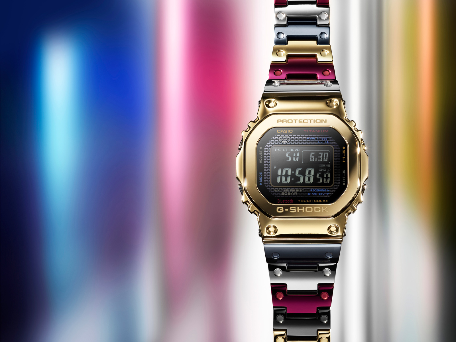 G-Shock Unveils Full Metal “Rainbow” in TranTixxii Titanium SJX Watches