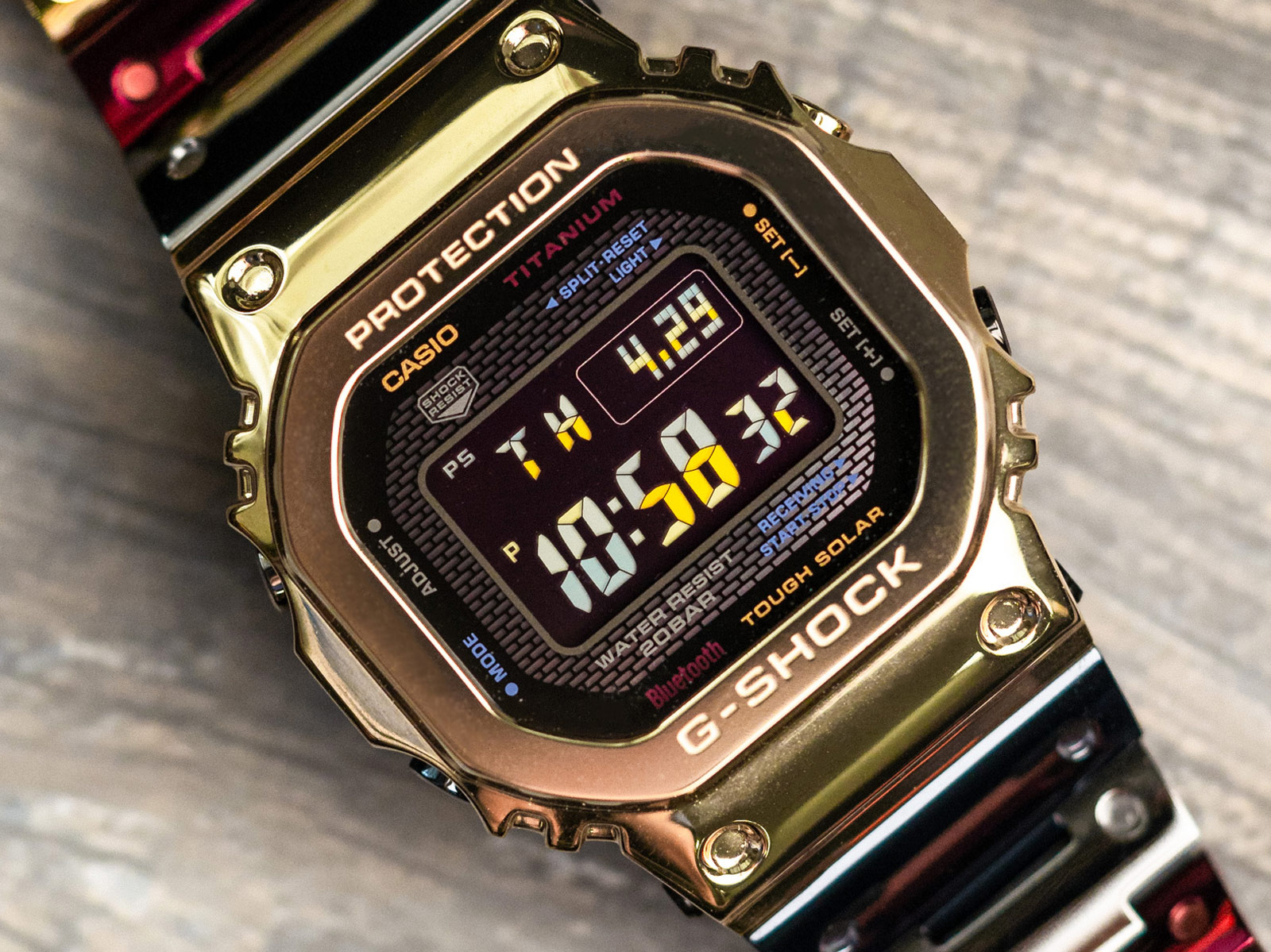G-Shock Unveils Full Metal “Rainbow” in TranTixxii Titanium SJX Watches