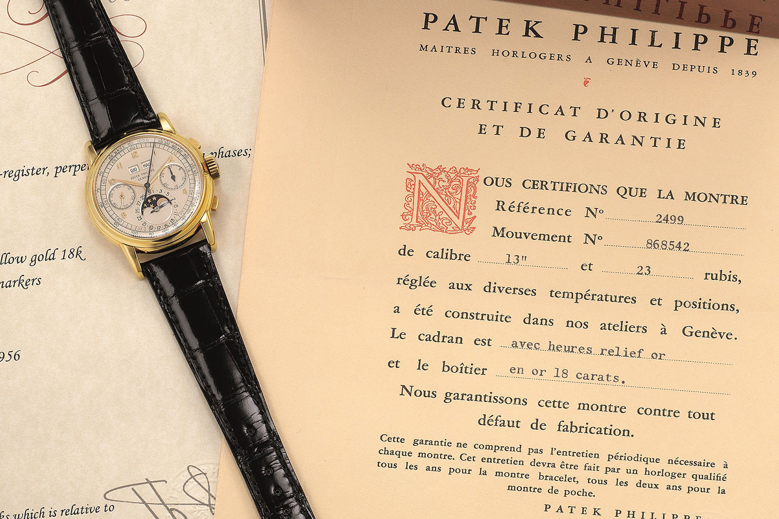 Patek philippe best sale 2499 for sale