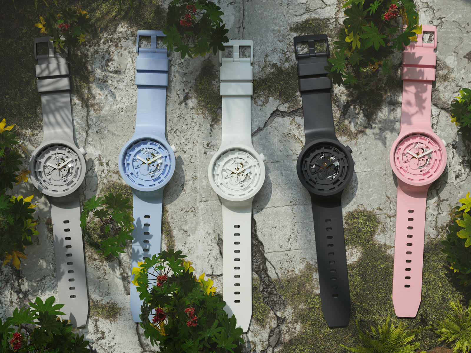 Swatch Goes Green with Big Bold in Plant-Based Plastic Composite | SJX  Watches