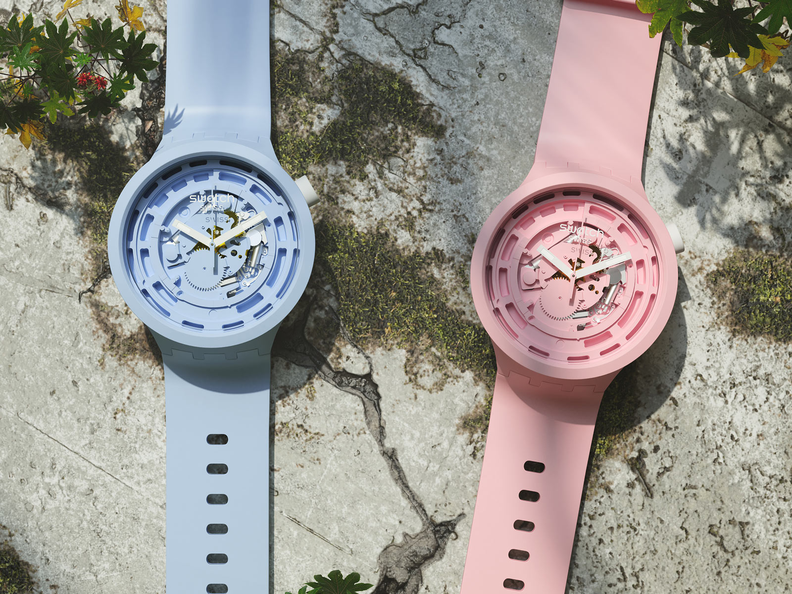 Swatch Goes Green with Big Bold in Plant Based Plastic Composite SJX Watches