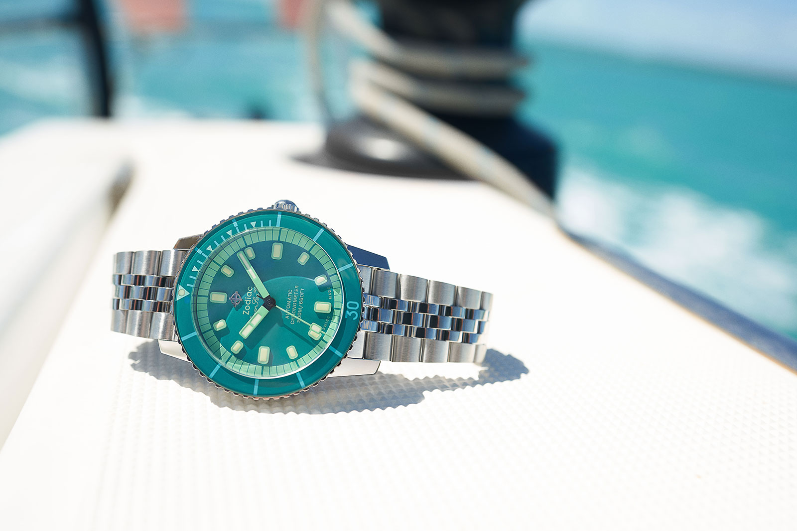 Doxa Aquamarine 42.5 mm Watch in Black Dial