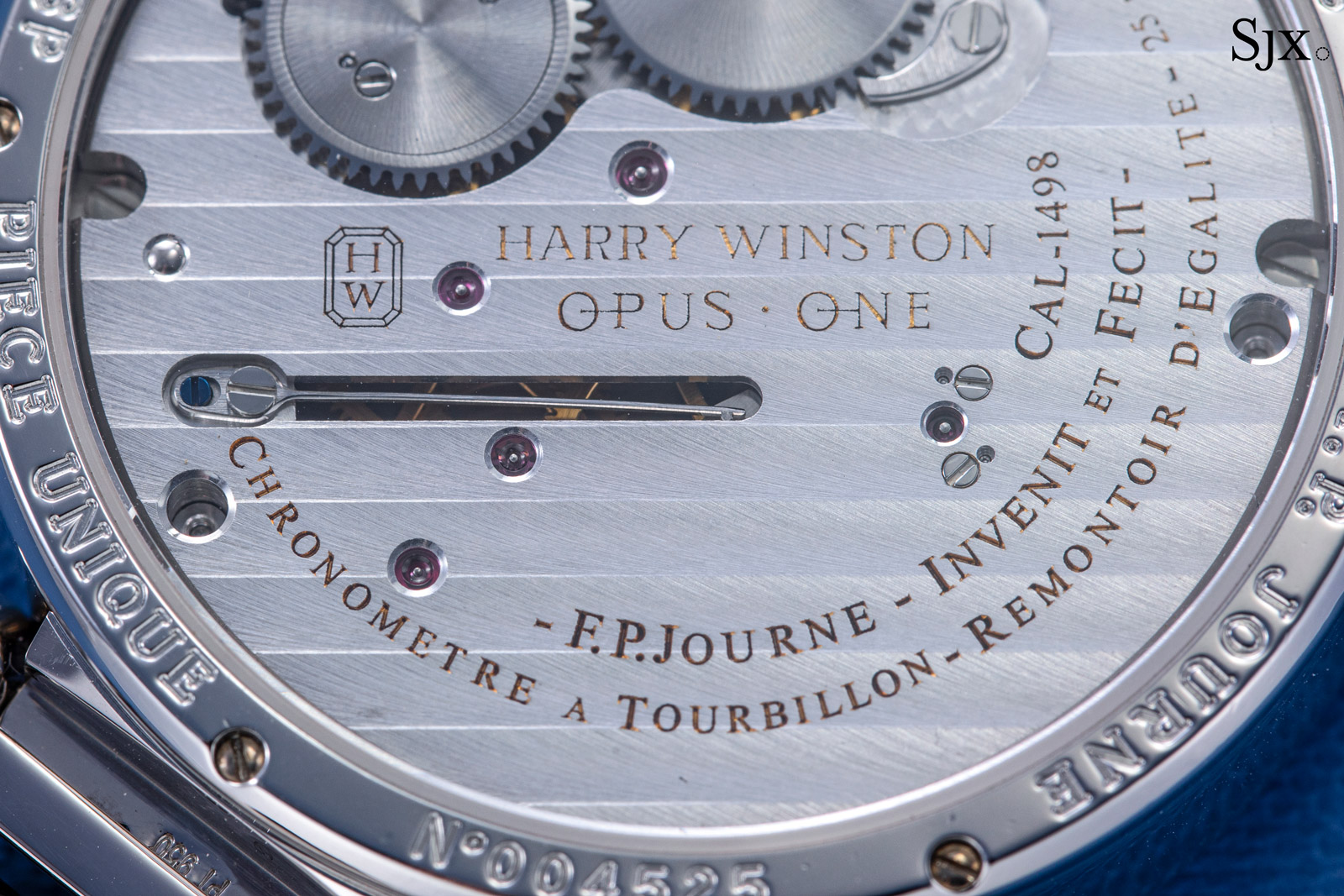 Up Close: Harry Winston SJX Opus Watches F.P. | 1 Tourbillon Journe by