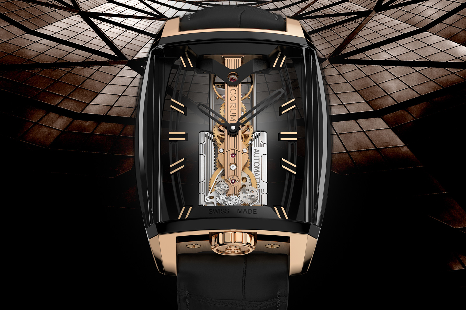 Corum watch golden online bridge