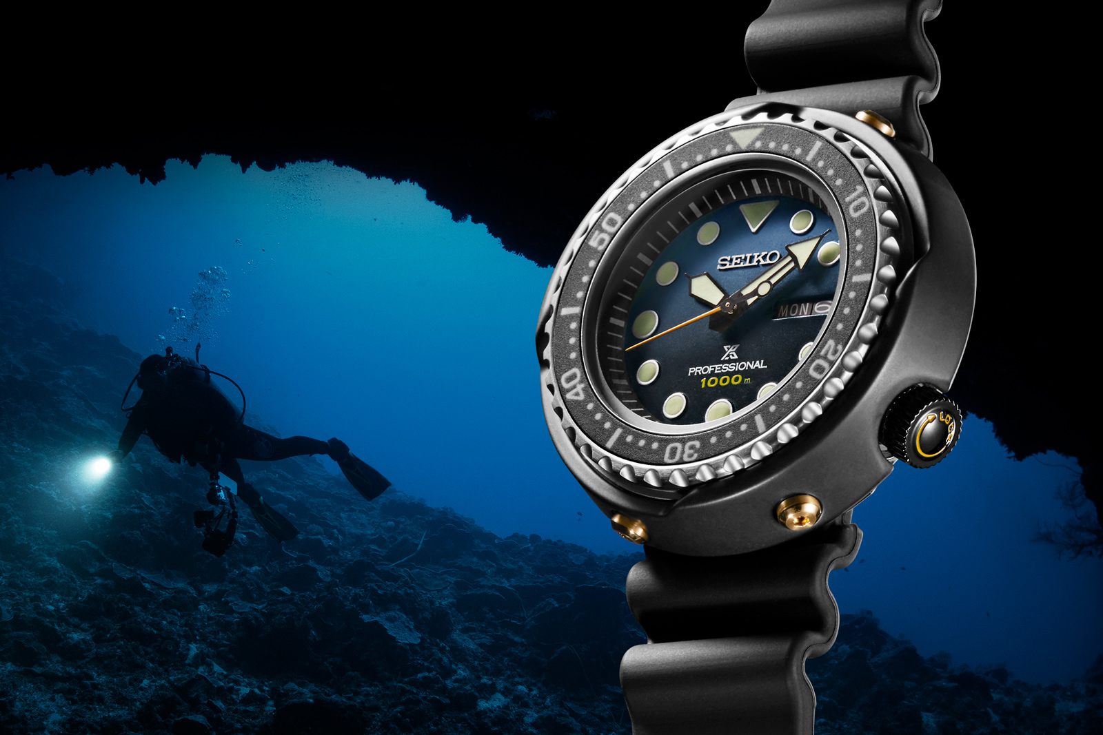 hektar Inspicere detaljeret Seiko Introduces the Gradient Blue “Tuna” 1000 m Diver | SJX Watches