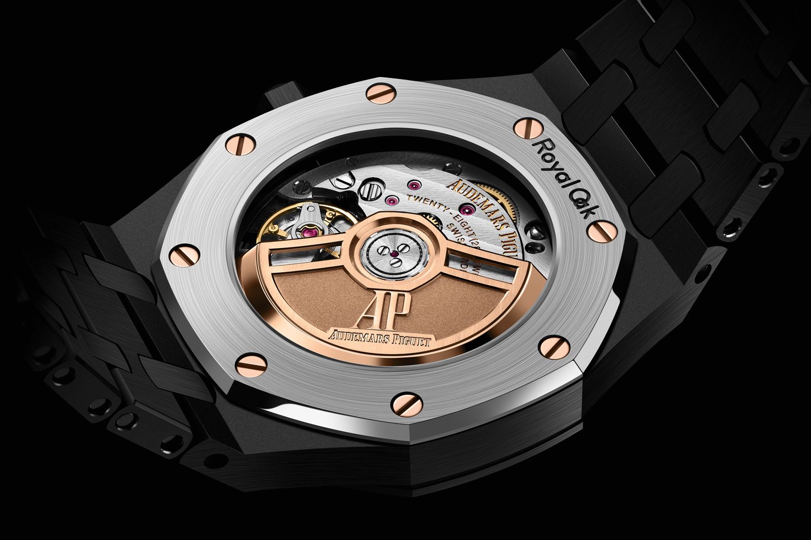 Audemars Piguet Introduces the Black Ceramic Royal Oak 34 mm “Rainbow”