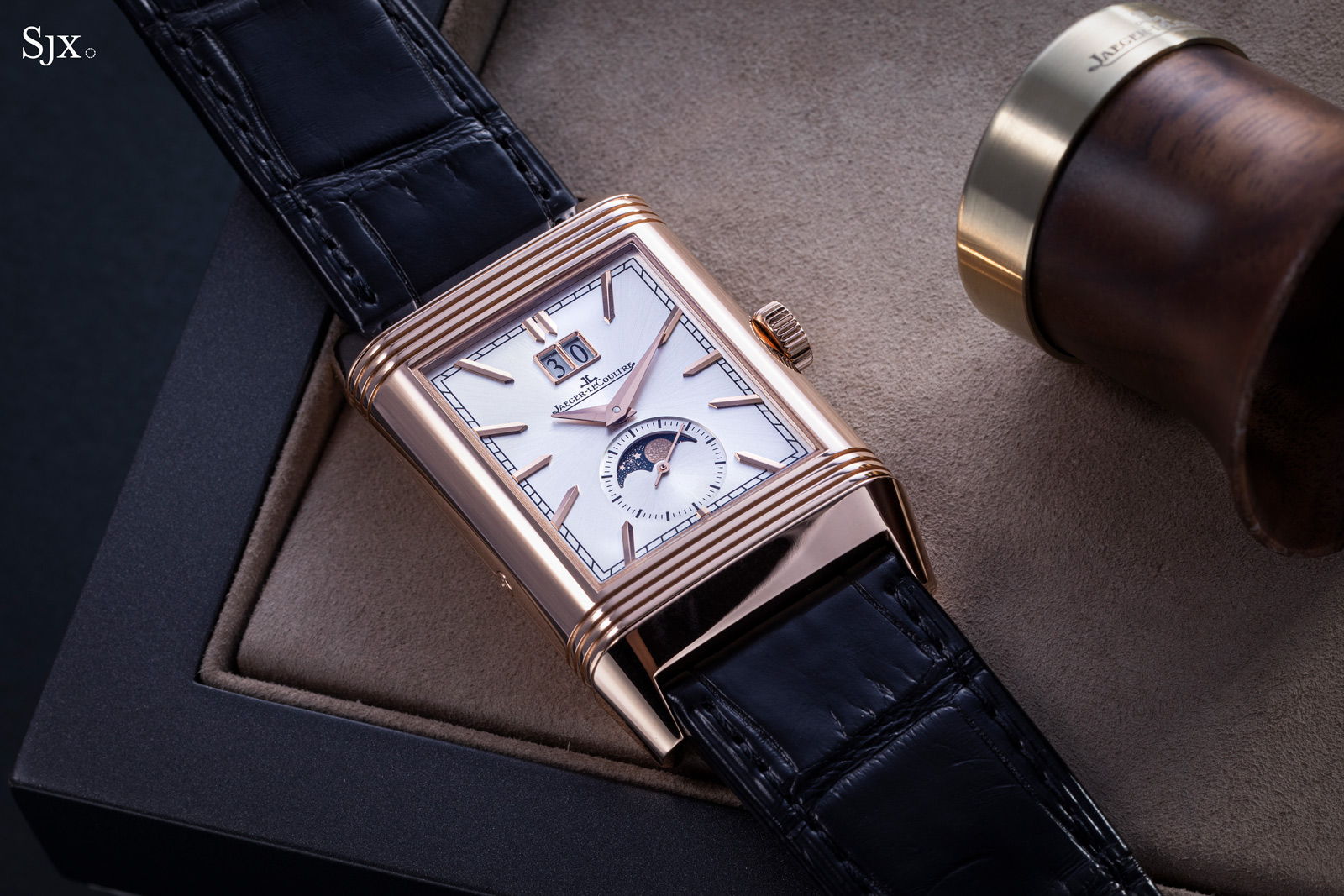 Up Close Jaeger LeCoultre Reverso Tribute Nonanti me SJX Watches