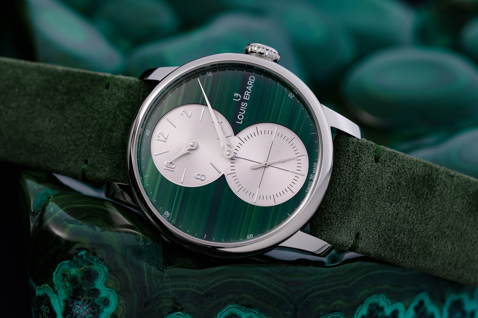 Louis Erard Introduces the Regulator in Lapis, Malachite, and ...