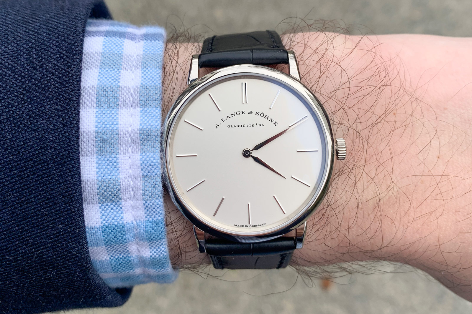 Owner Review: Lange And Sohne Saxonia Thin FIFTH WRIST | vlr.eng.br