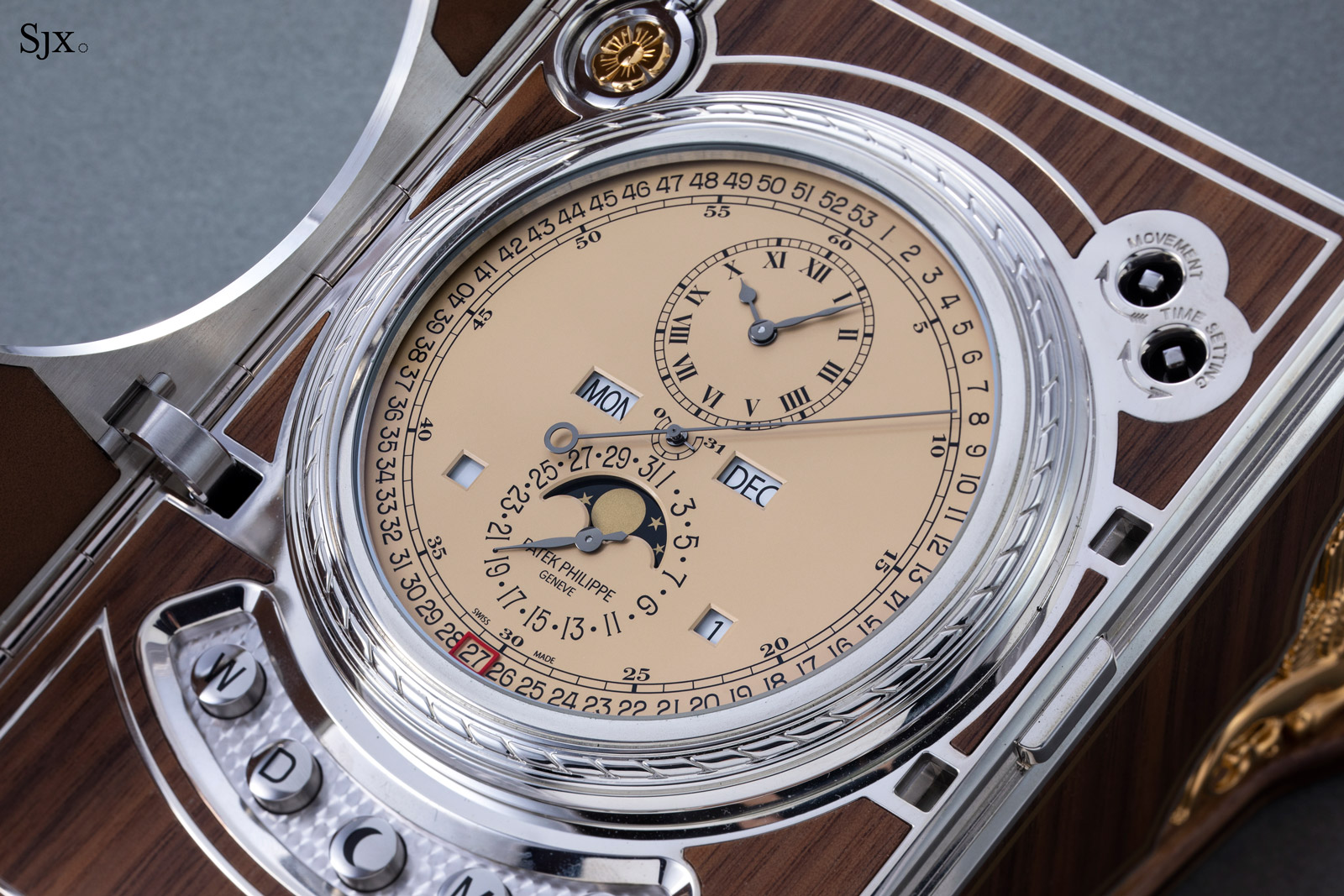 Hands-On: Patek Philippe Complicated Desk Clock “Only Watch” Ref. 27001M-001