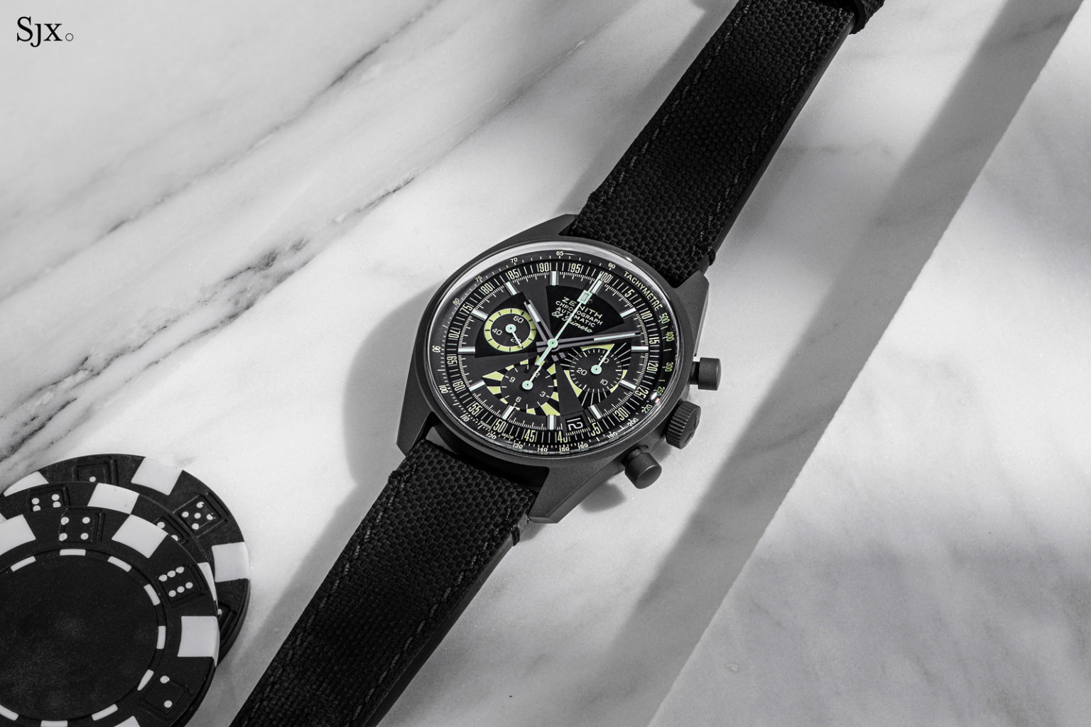 Introducing the Zenith x SJX Chronomaster Revival “Poker Chip” SJX