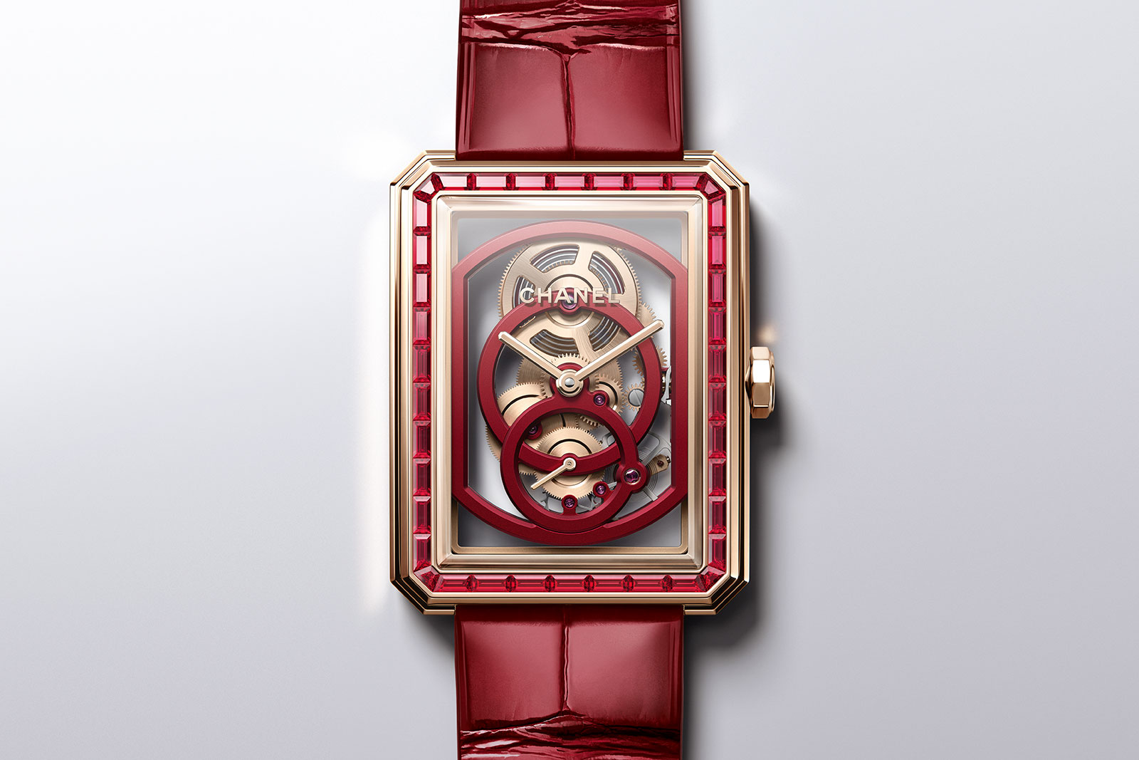 privat sammenbrud Kommuner Chanel Introduces the Boy.Friend Skeleton Red Edition | SJX Watches