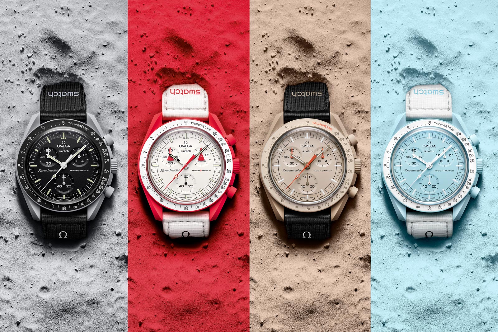 Speedmaster moonwatch x swatch omega Omega and