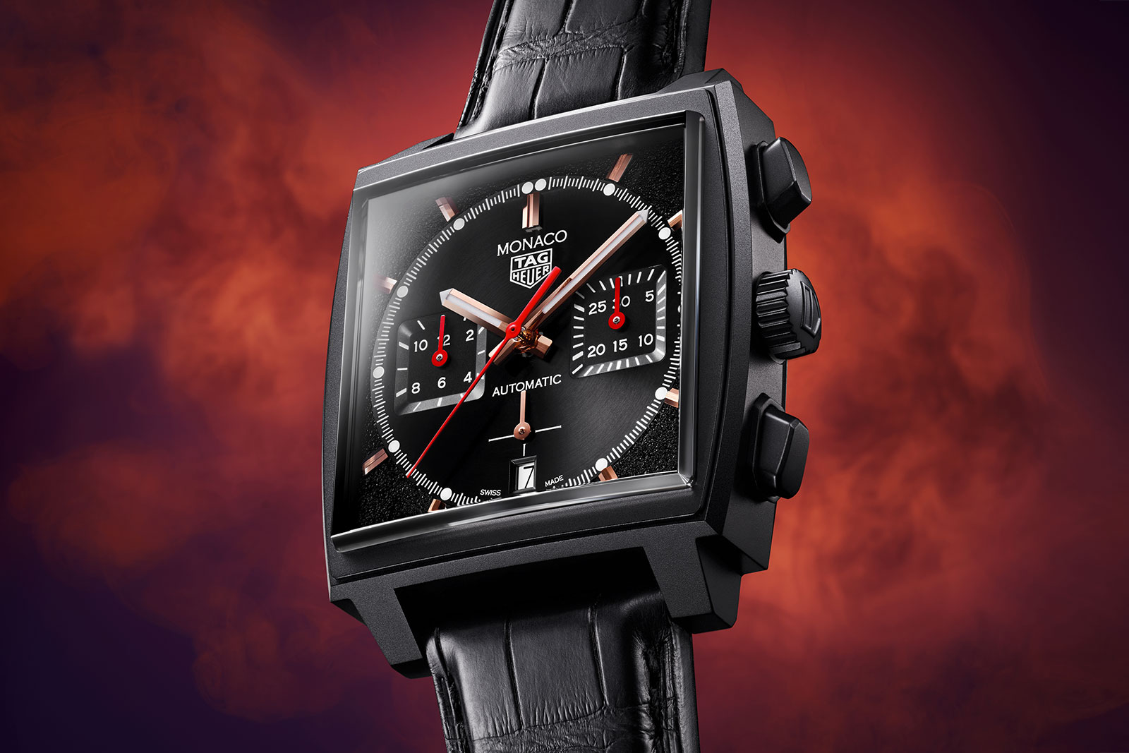 TAG Heuer Reimagines The Monaco Dark Lord SJX Watches