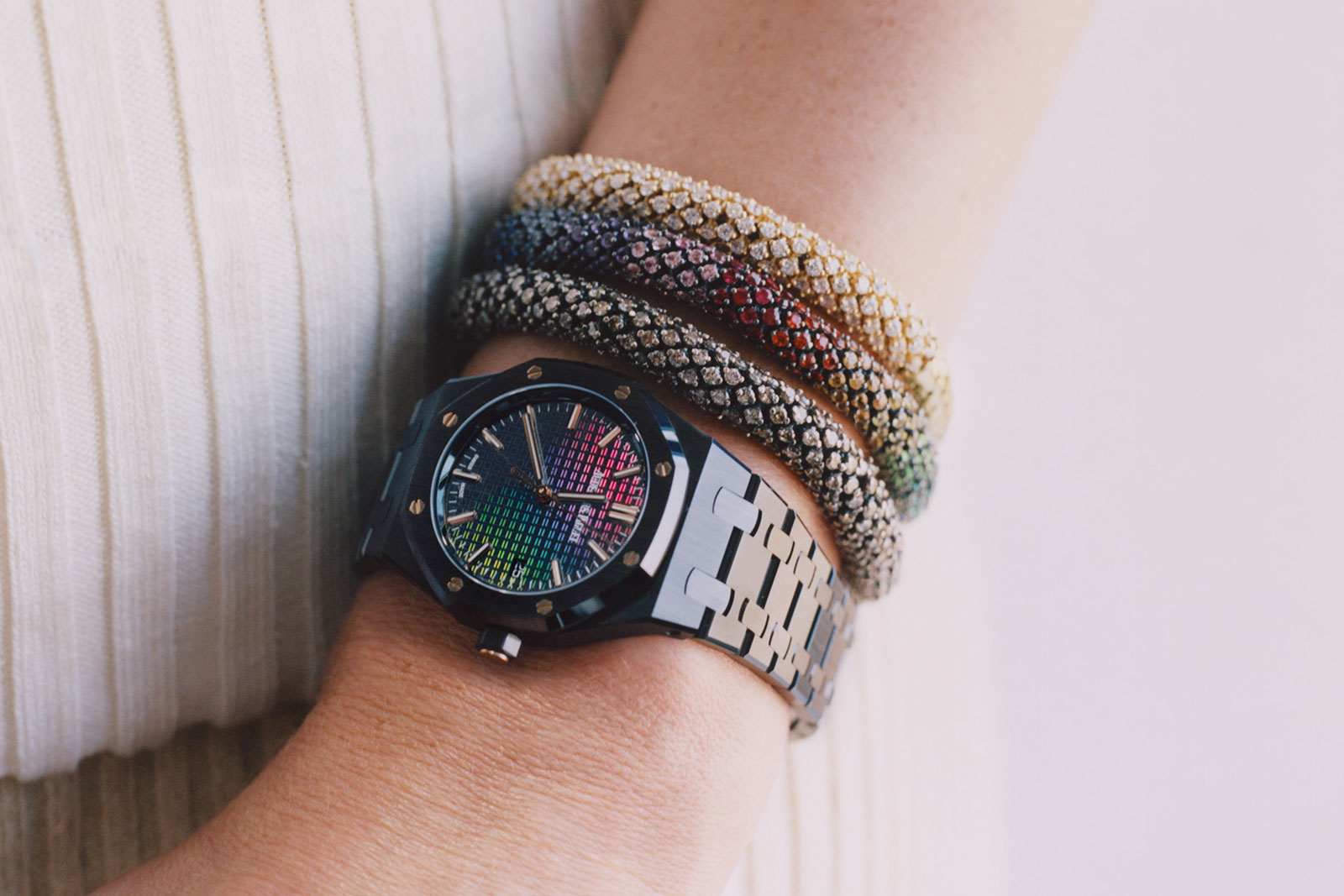 Audemars Piguet reimagines the traditional rainbow