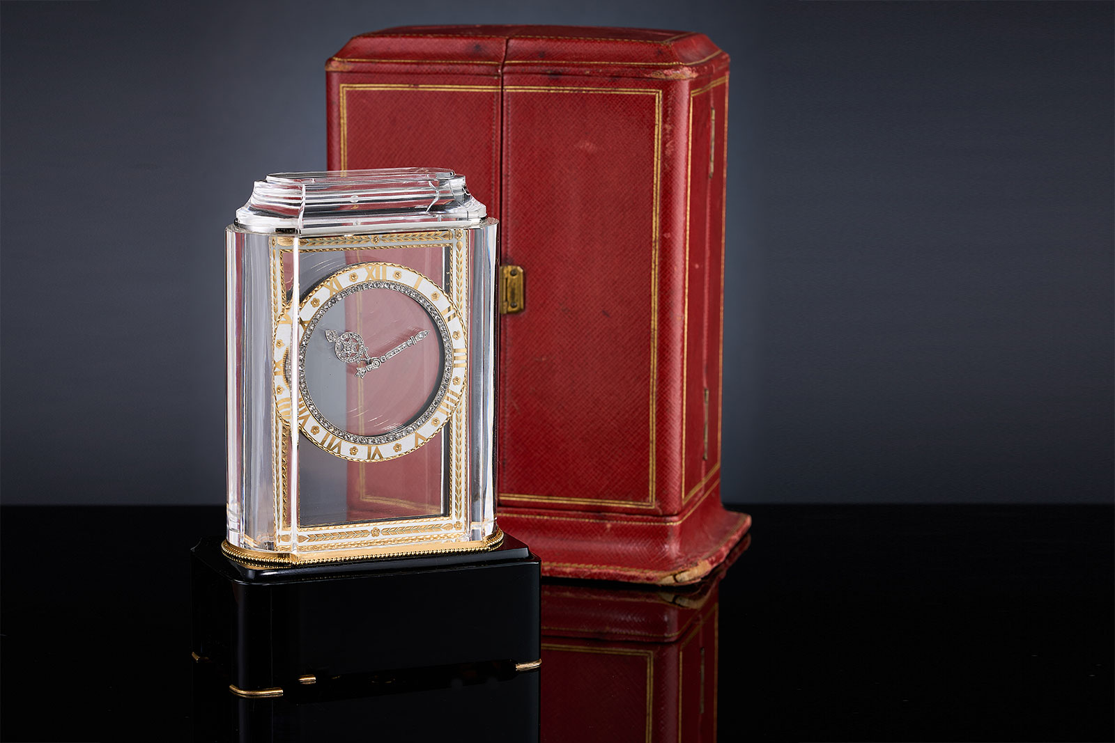 Auction Watch Cartier Model A Mystery Clock For a Good Cause