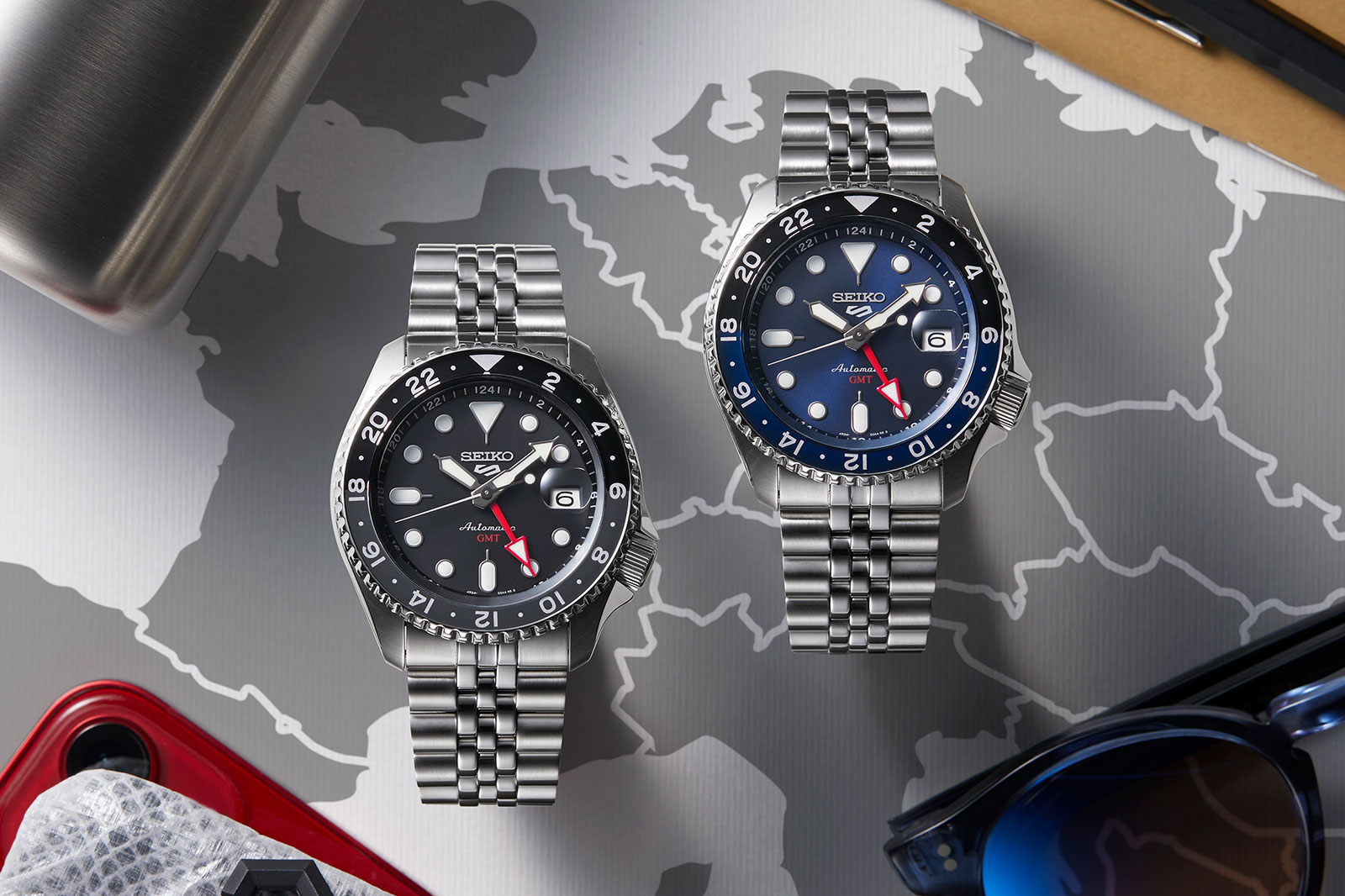 Seiko Introduces the Seiko 5 Sports GMT SJX Watches