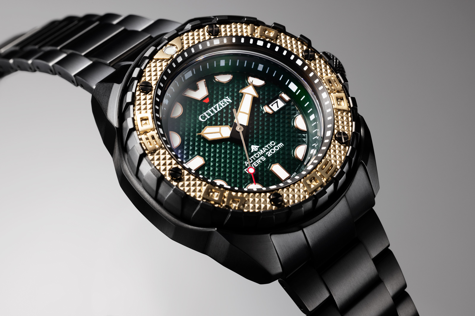 Citizen green outlet diver