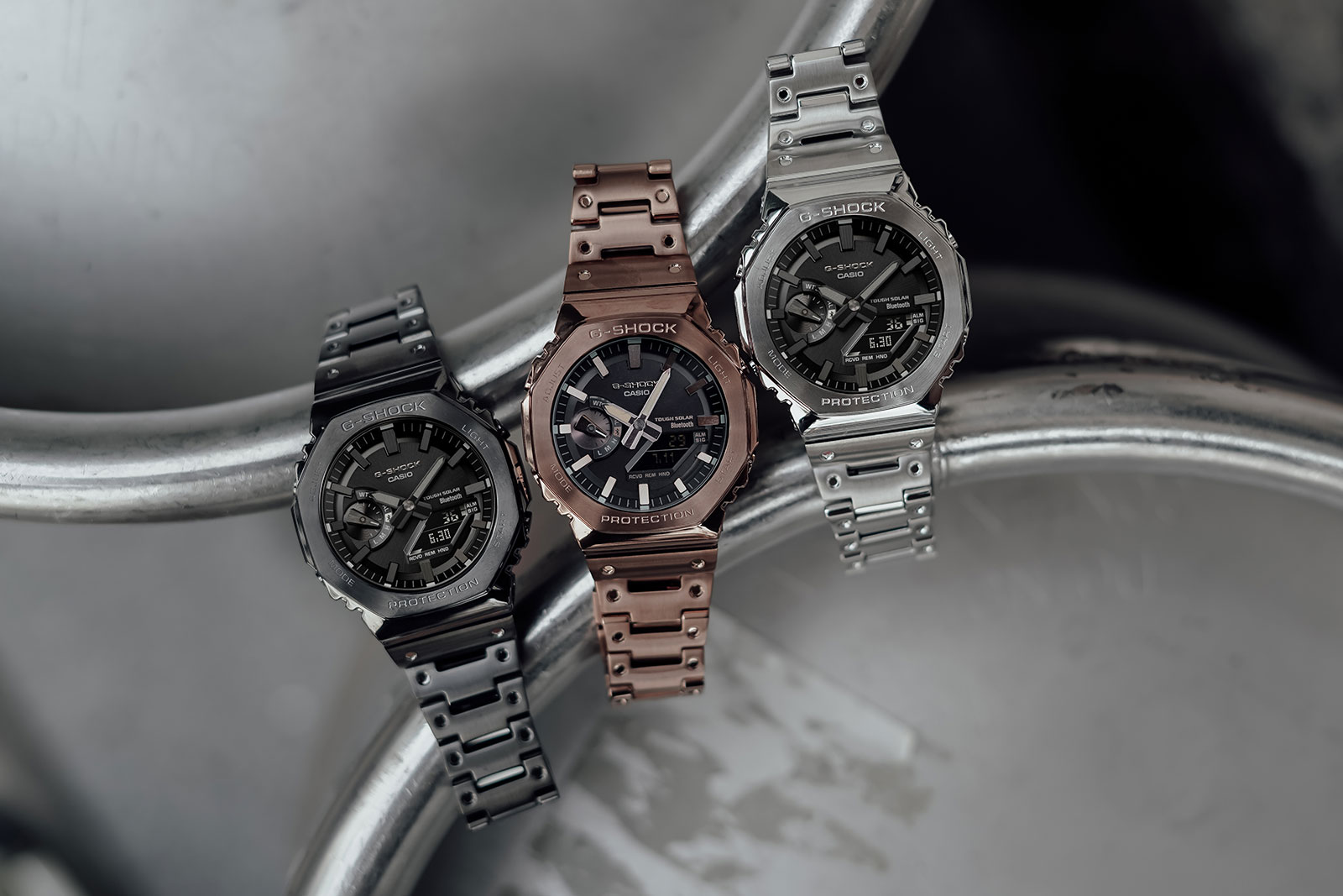 G-Shock Introduces the Full-Metal “Octagonal Bezel” GM-B2100 | SJX