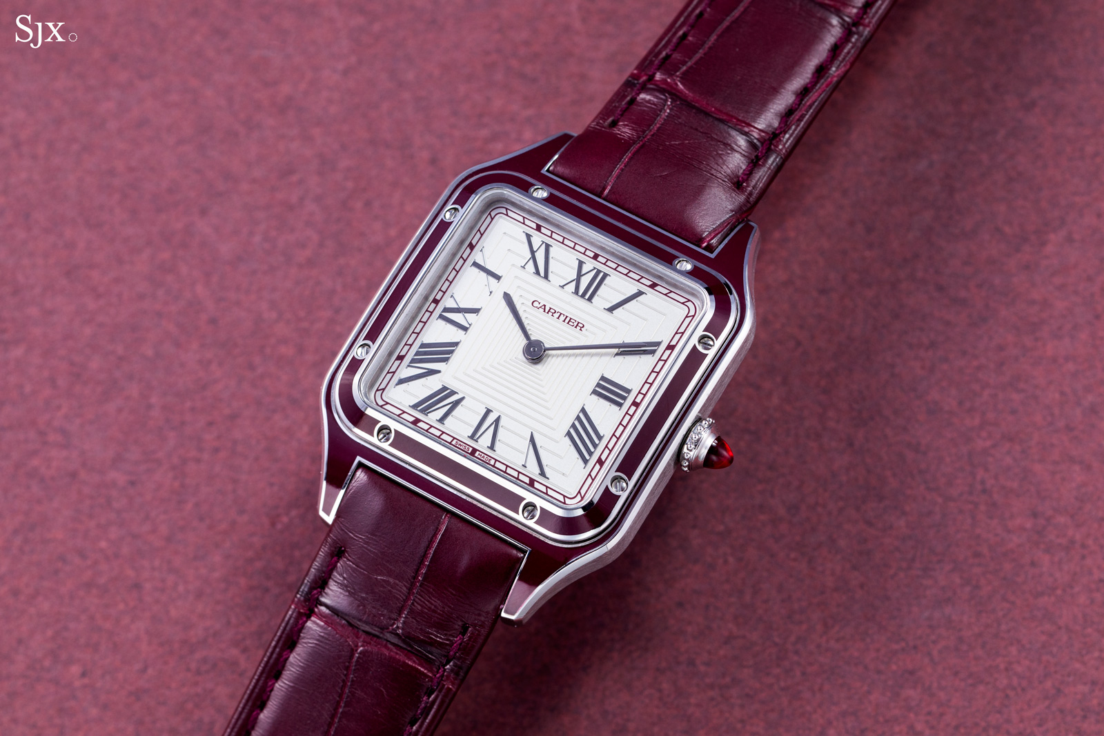 Hands On: Cartier Santos-Dumont “Lacquered Case” | SJX Watches