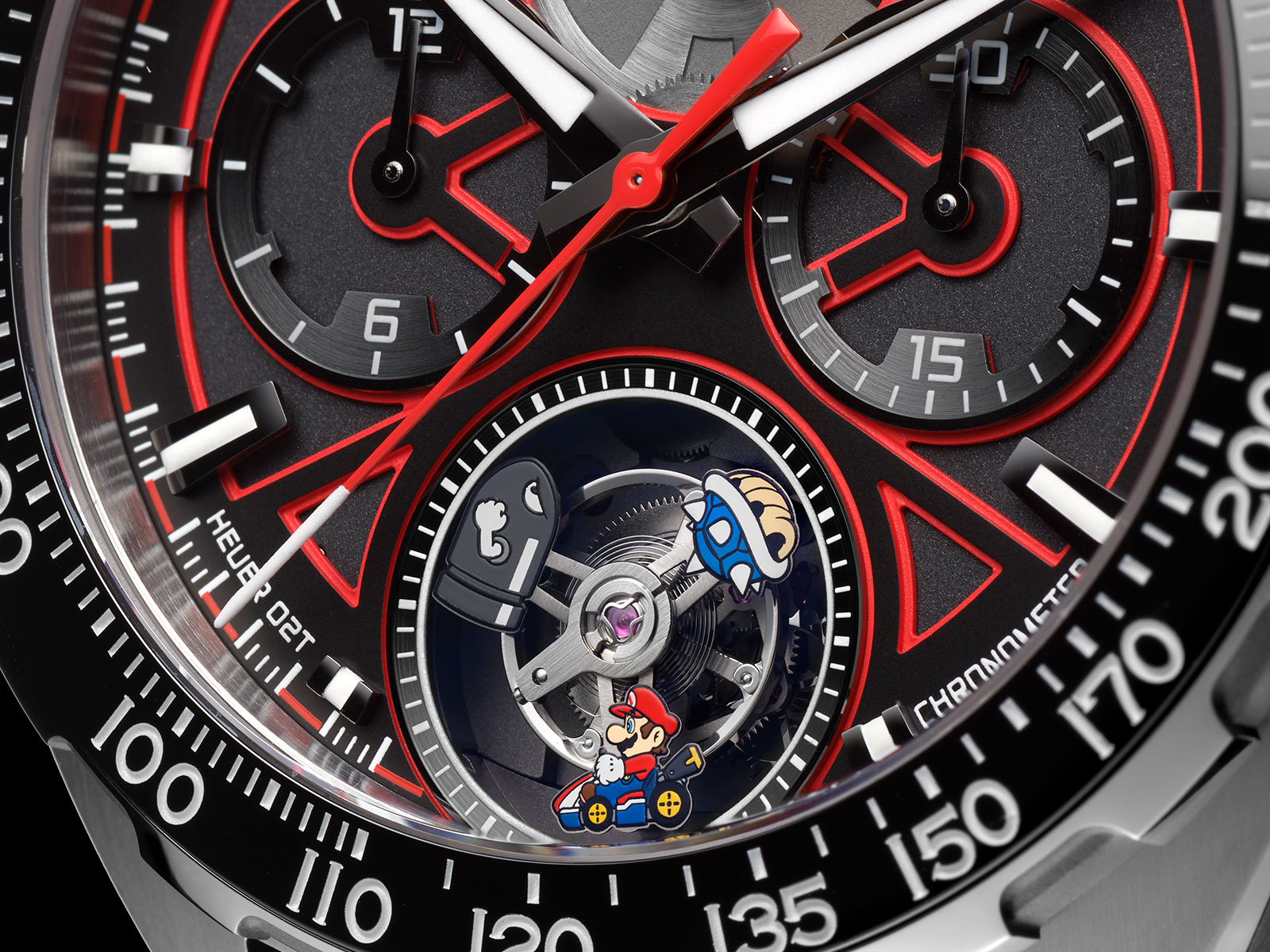 TAG Heuer Introduces the Formula 1 X Mario Kart SJX Watches