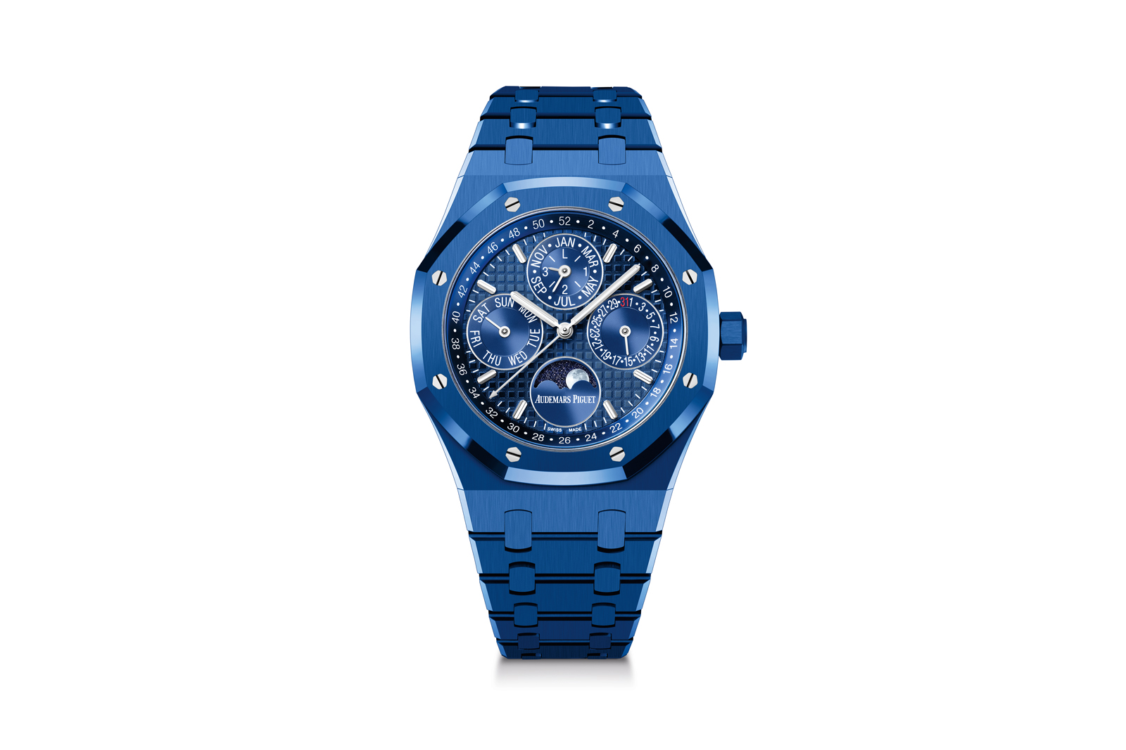 Audemars Piguet Debuts the Royal Oak Perpetual Calendar Blue