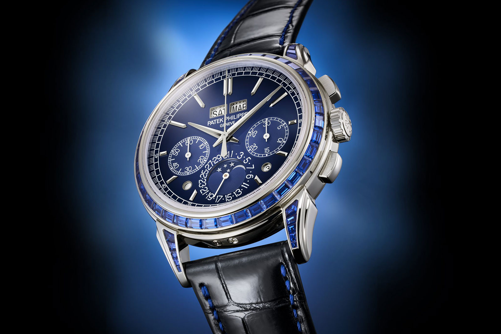 Patek Philippe Introduces the Jewelled Ref. 5271 with Sapphires or