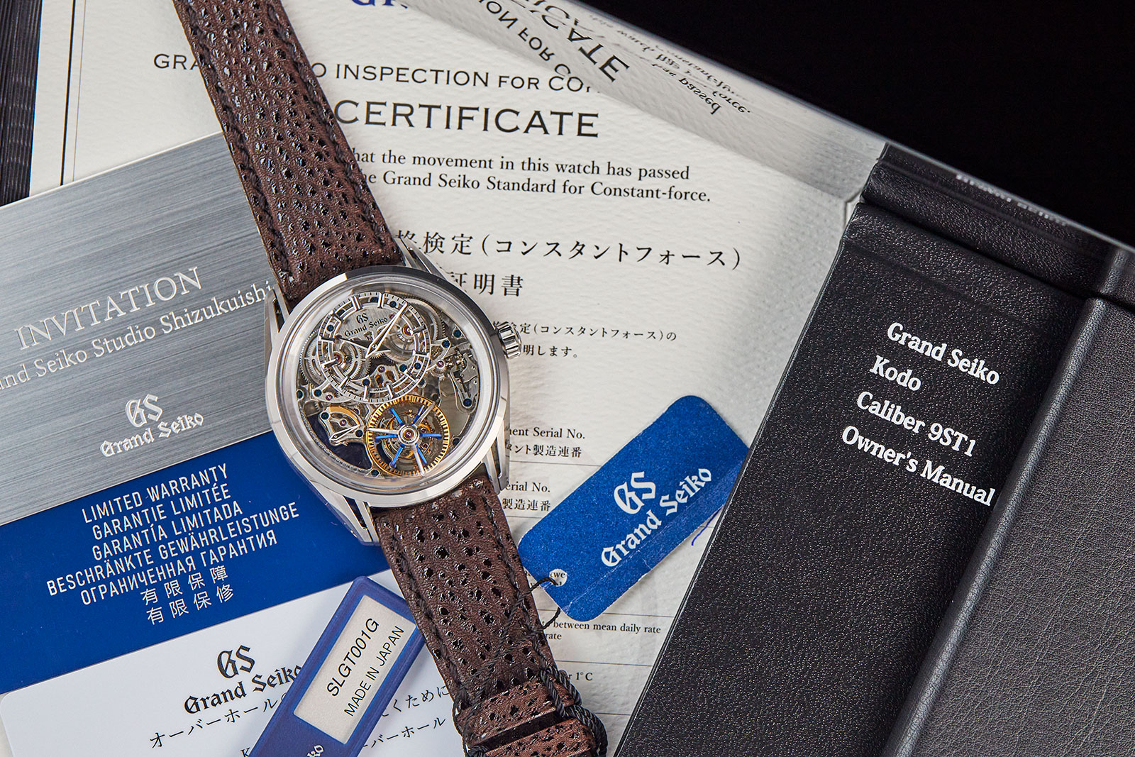 Auction Watch: The Unique Grand Seiko Kodo Constant-Force Tourbillon  SLGT001 | SJX Watches