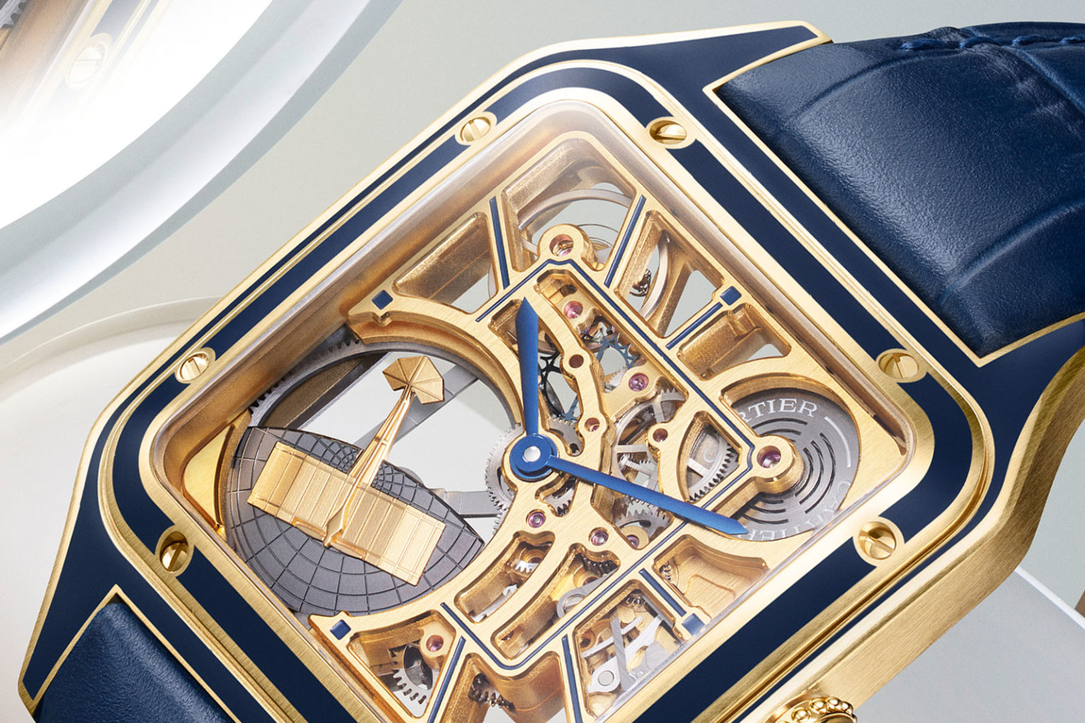 Cartier Introduces the Santos-Dumont Skeleton Micro-Rotor | SJX Watches