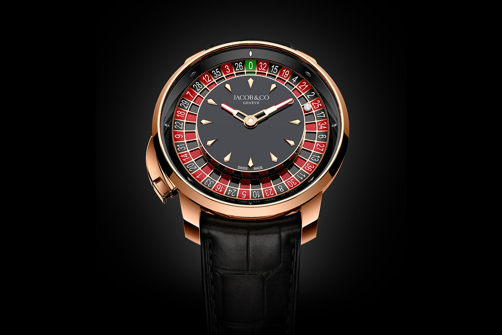 Jacob & Co. Astronomia Casino 47 mm Watch in Black Dial